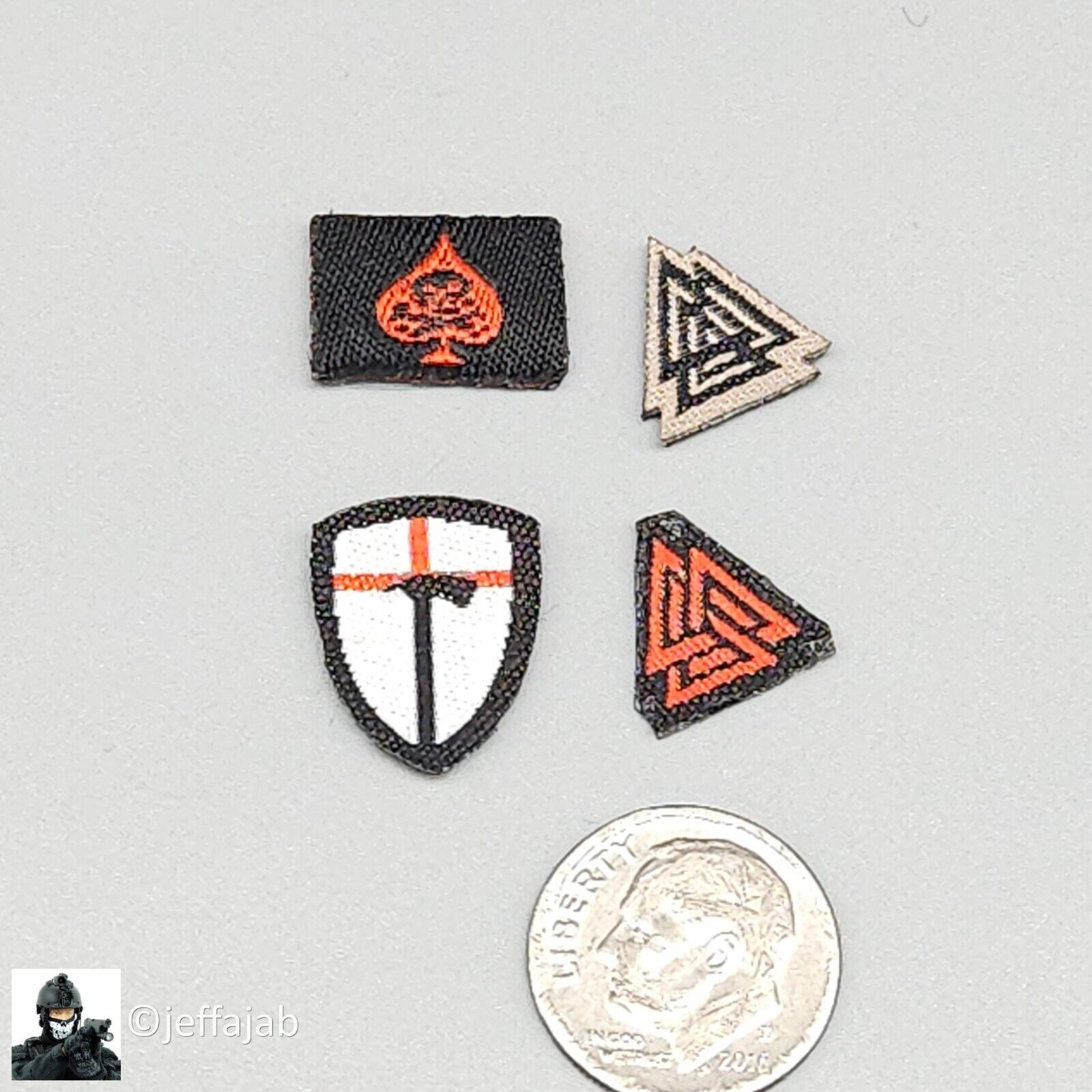 1:6 Easy & Simple Evacuation Team B Patches Set for 12" Figures