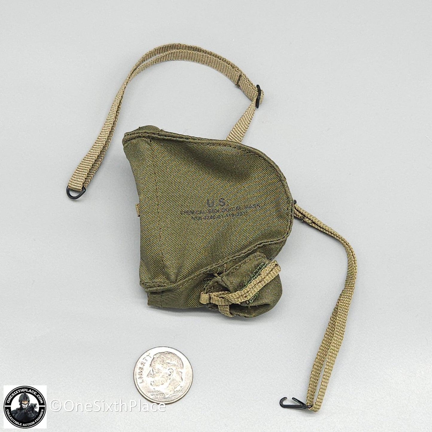 1:6 scale BBI USMC John Salias Modern Gas Mask Bag Pouch for 12" Figures