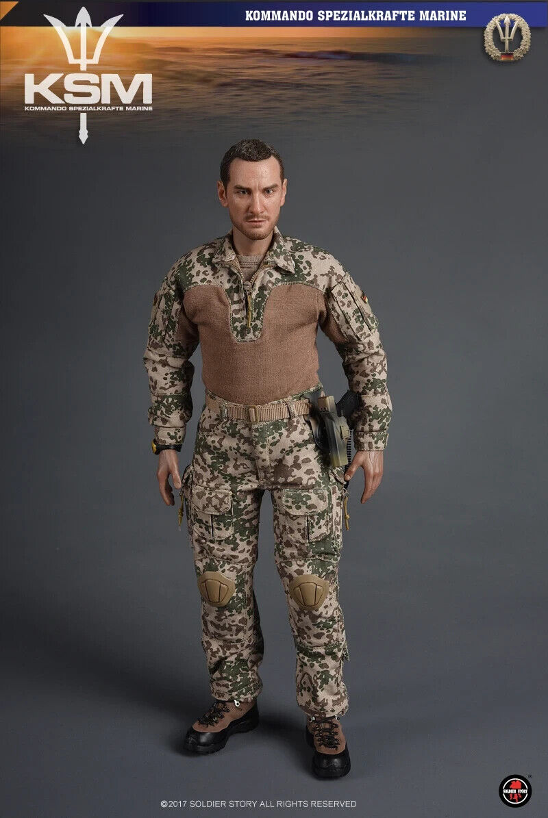 1:6 scale Soldier Story German KSM VBSS GTX Boots (Foot Type) for 12" Figures