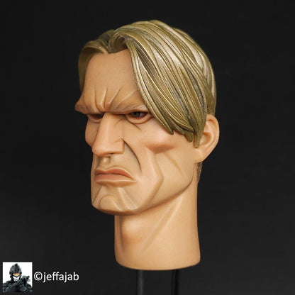 1:6 Damtoys Gangsters Kingdom Diamond 4 Milevsky Male Head Sculpt for 12" Figure