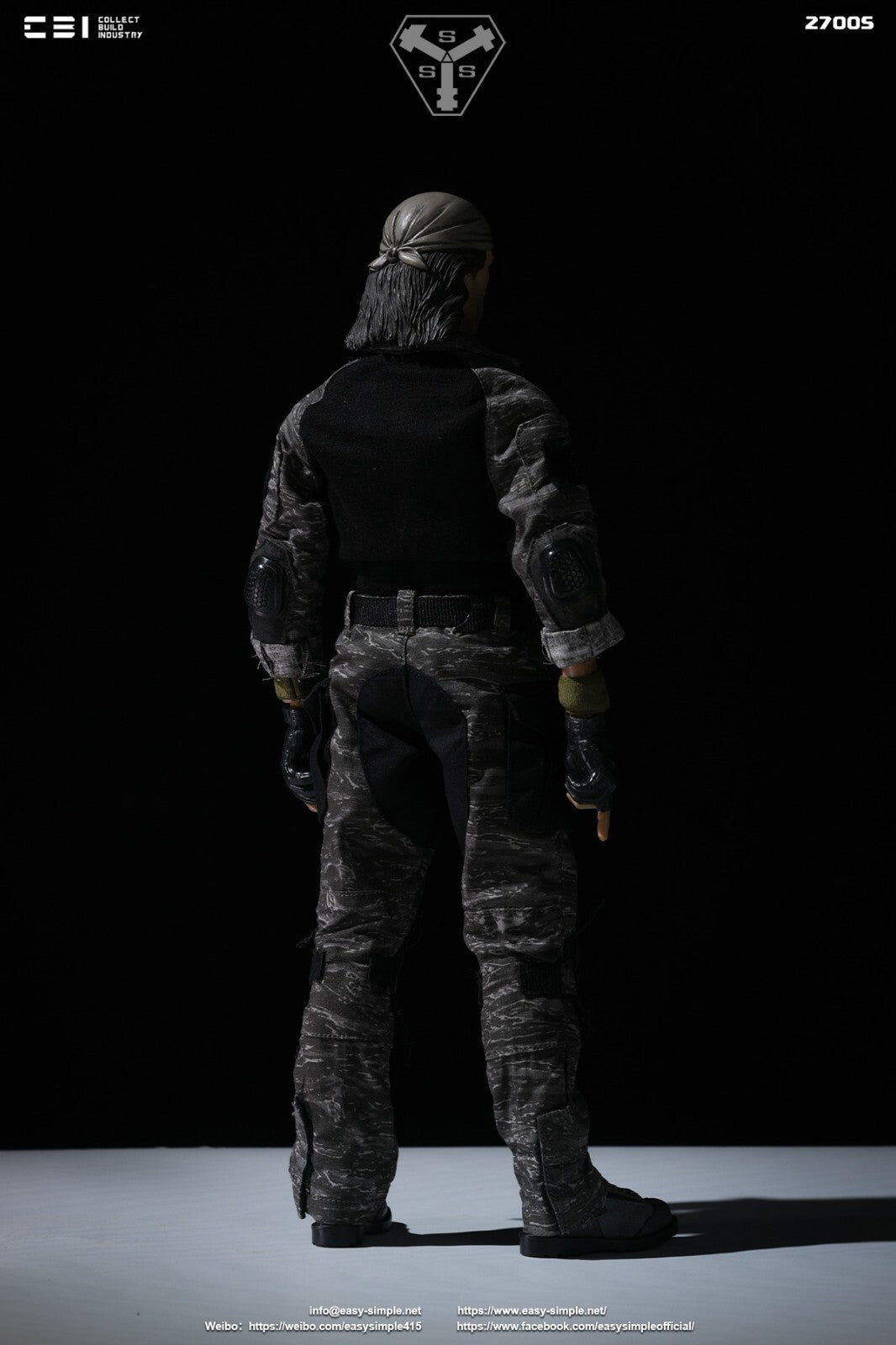 1:6 CBI x Easy & Simple Task Force 58 PO1 Brad Urban Tigerstripe Camo Uniform