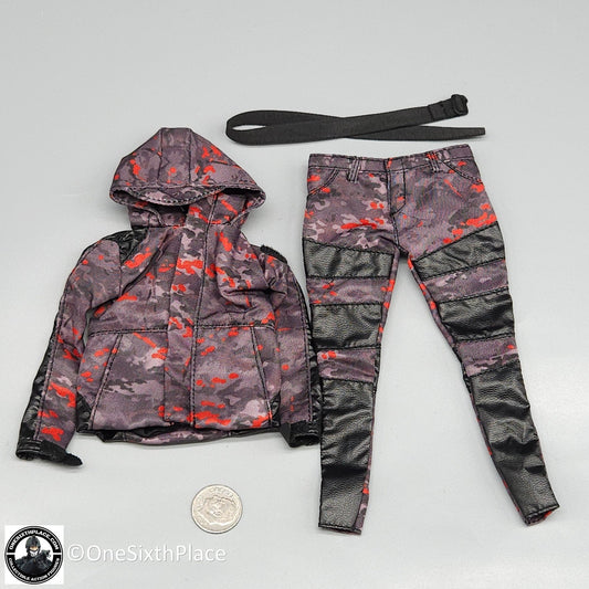 1:6 scale Fire Girl Female CQB Tactical Agent Grey Multicam Uniform 12" Figures