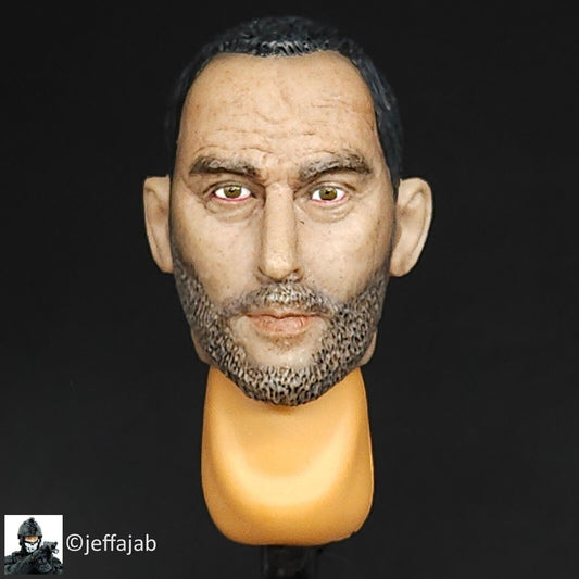 1:6 scale Heroic Leon the Professional Jean Reno Male Head Sculpt for 12" Figure