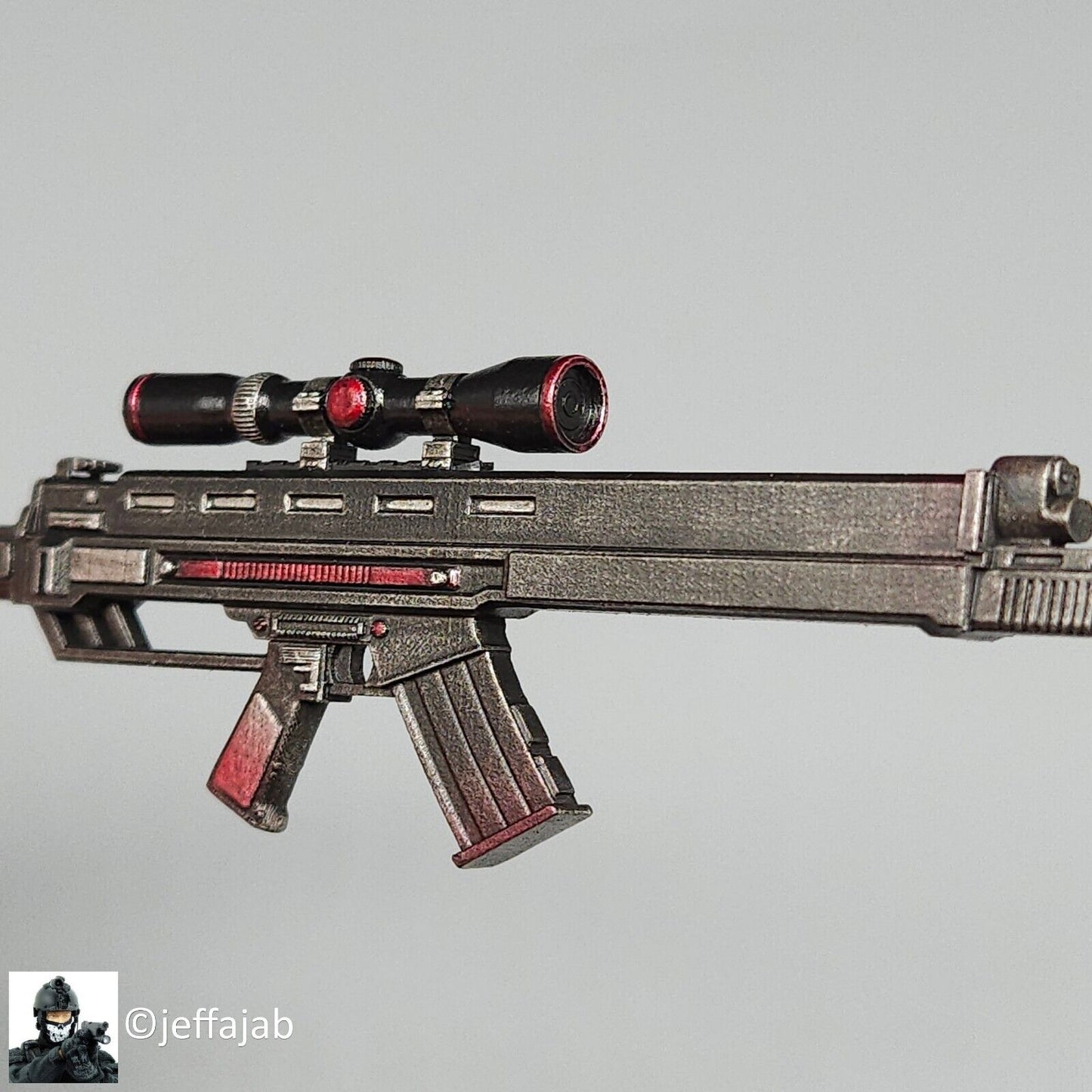 1:6 scale Create Models Female Sniper Girl Lan Sniper Rifle for 12" Figures