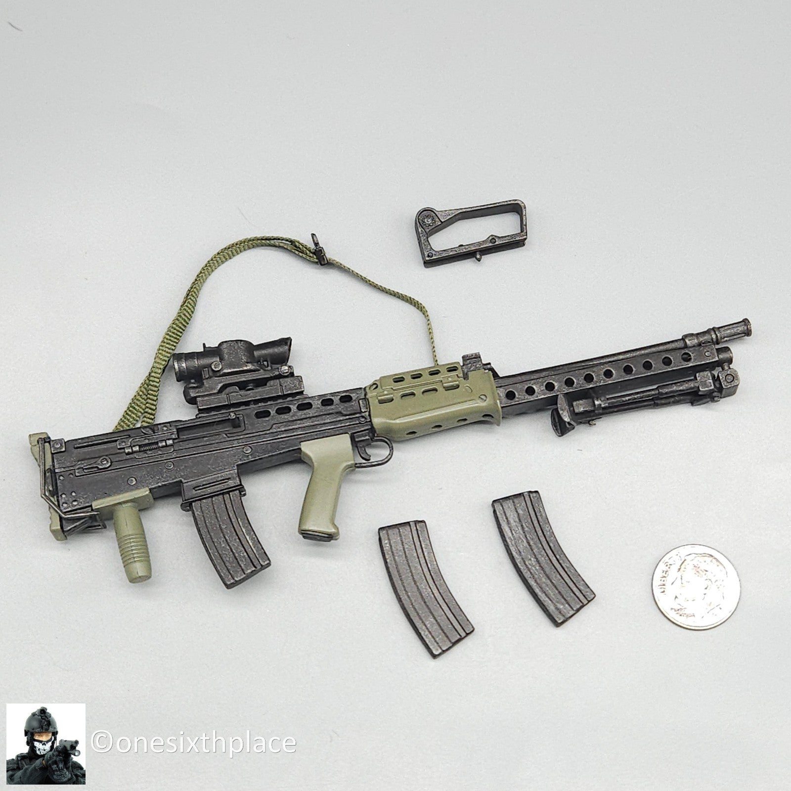 1:6 scale Dragon Aaron British SA80 L86 LSW Machine Gun for 12" Figures