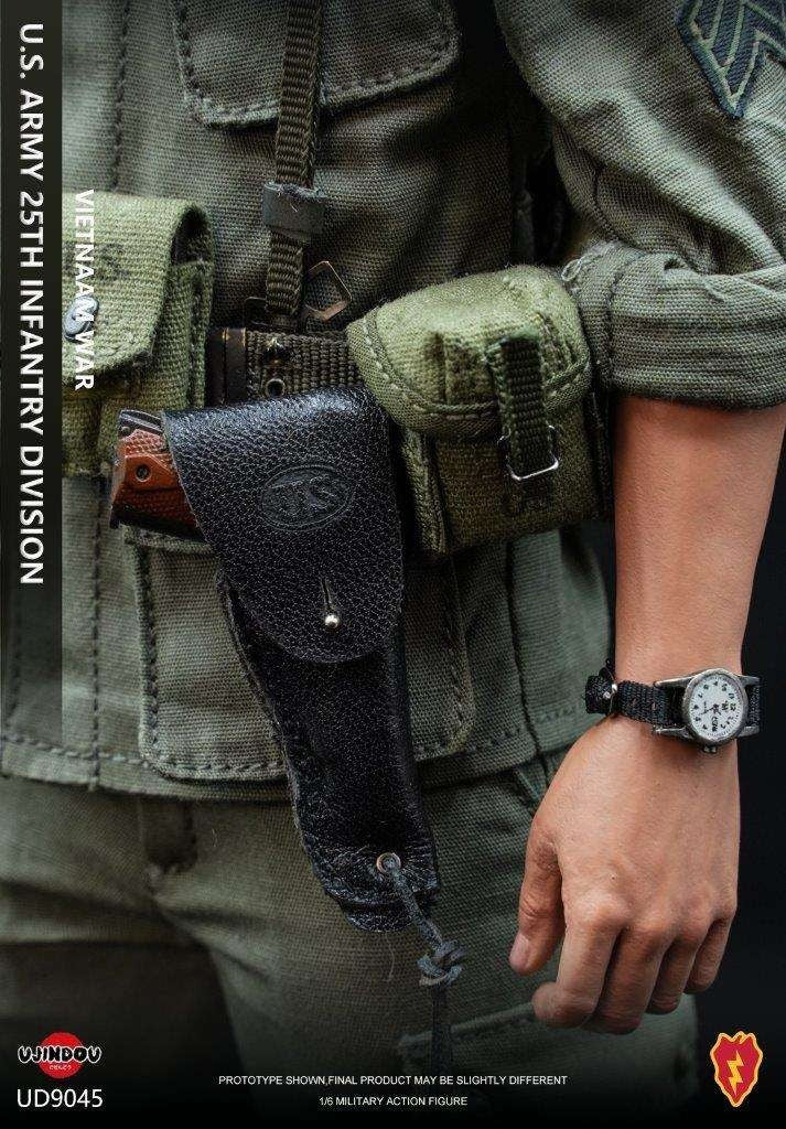1:6 scale Ujindou Vietnam US Army 25th Infantry Division 1911 Pistol w/ Holster