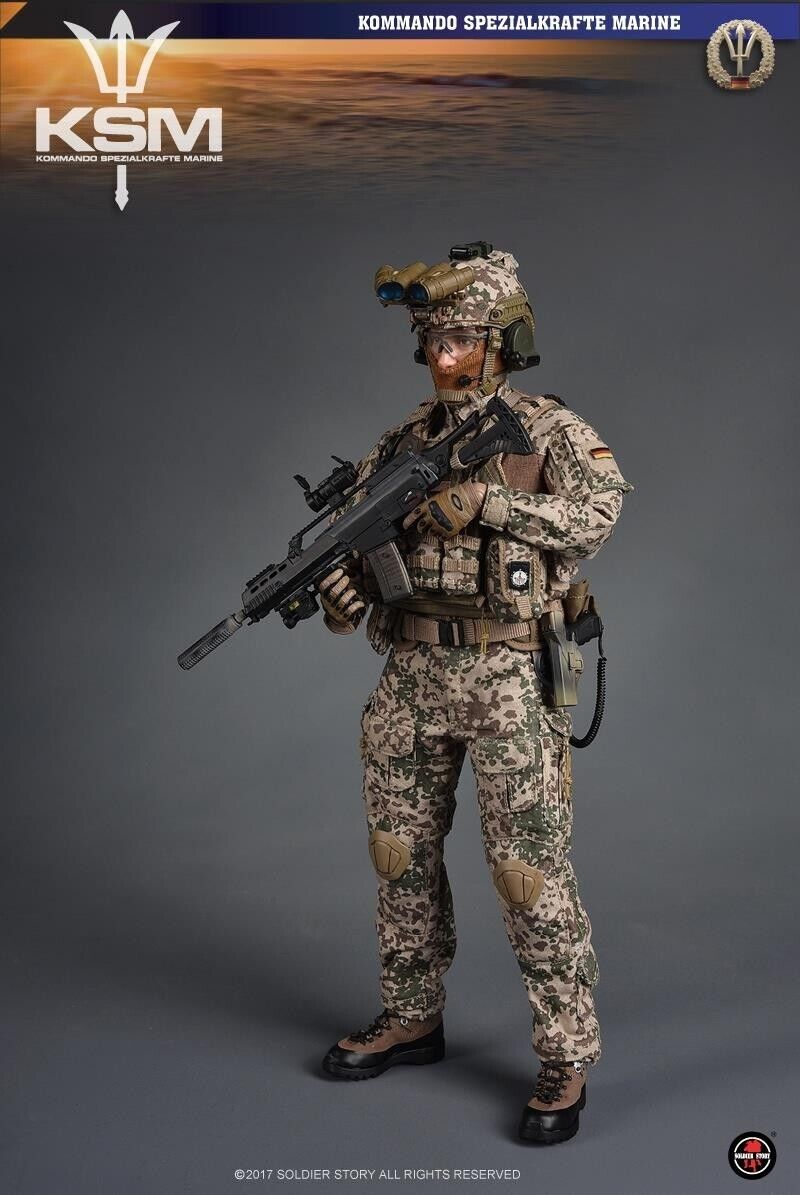 1:6 scale Soldier Story German KSM VBSS GTX Boots (Foot Type) for 12" Figures