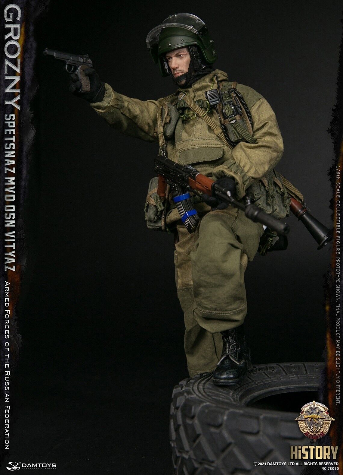 1:6 scale DamToys Spetsnaz MVD OSN Vityaz GROZNY 12" Action Figure 78090