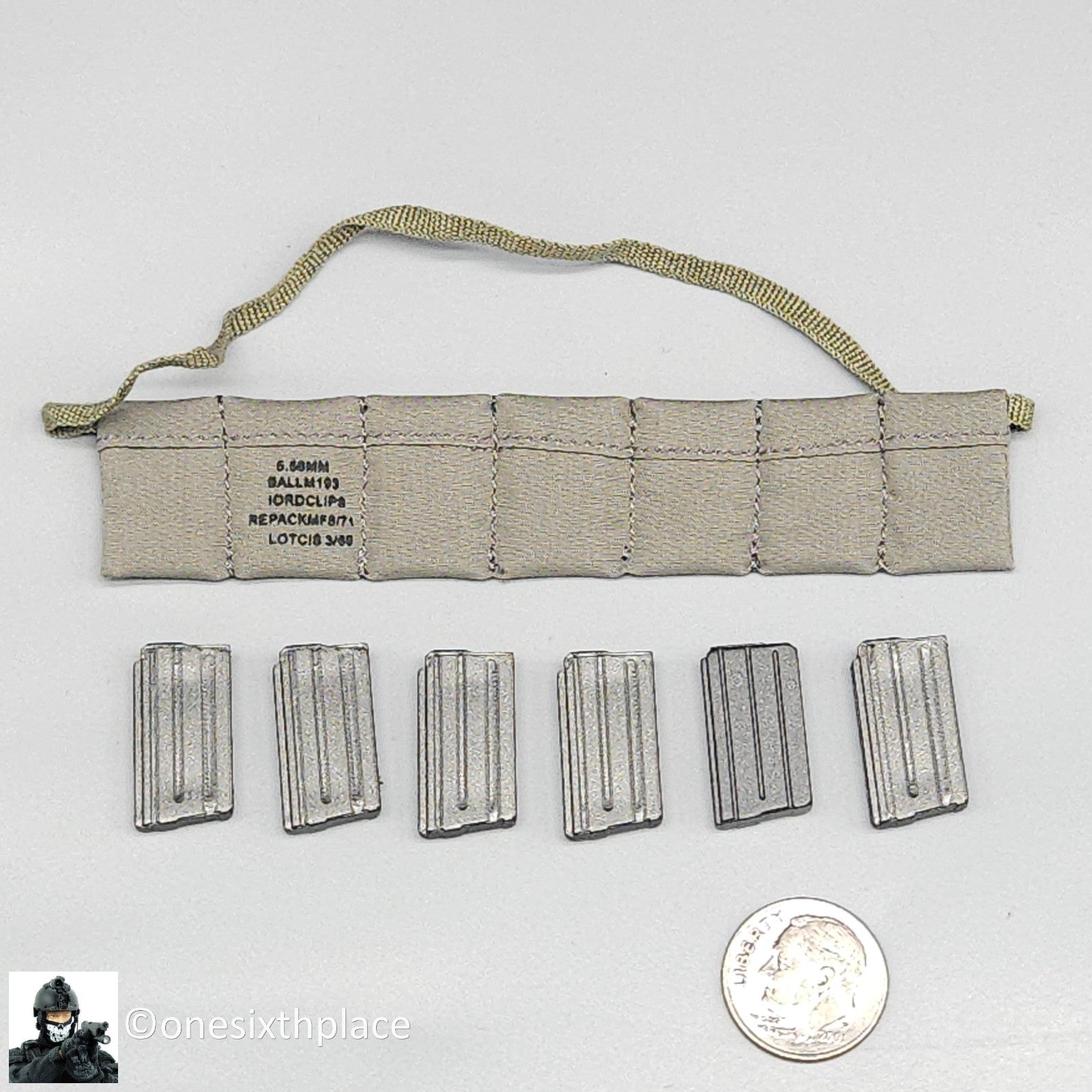 1:6 scale Ujindou Vietnam US Army 25th Infantry Division M16 Ammo Bandolier