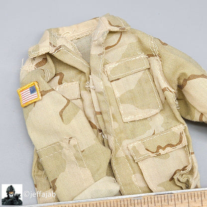 1:6 Dragon Modern Delta Force Desert Camo Uniform w/ Flag Patch (#2) 12" Figures