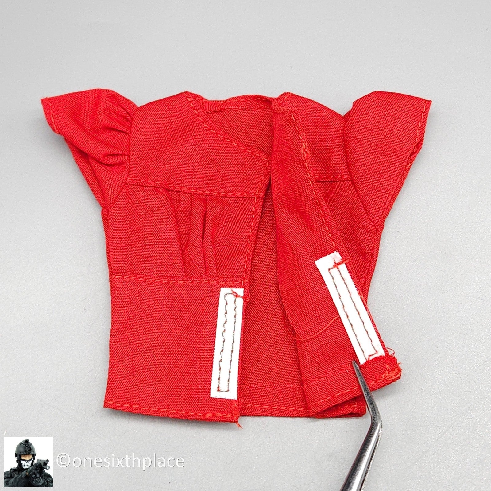 1:6 Triad Toys Summer Belles Female Red Shirt Top for 12" Figures