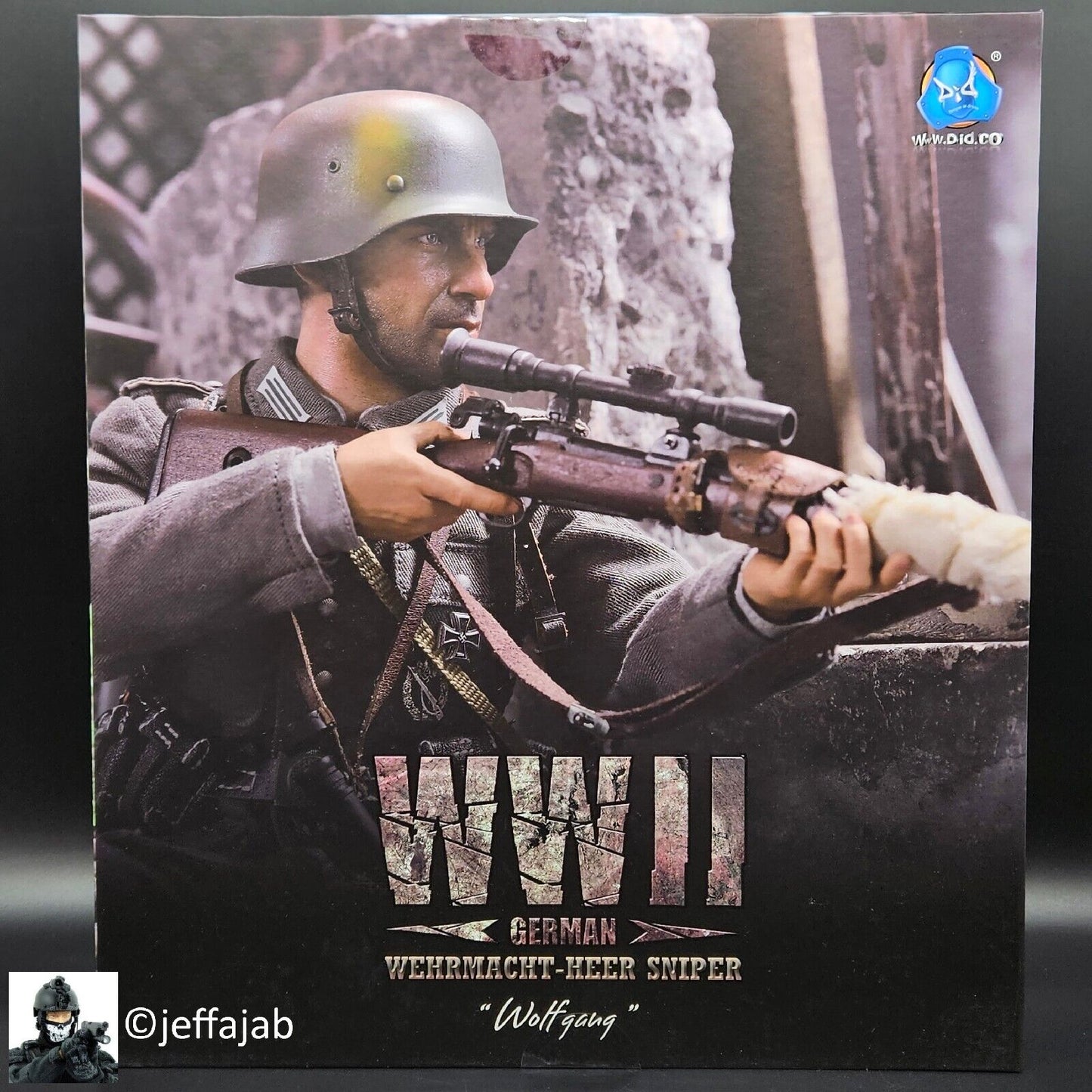 1:6 Scale DiD WWII German Wehrmacht Heer Sniper Wolfgang 12" Figure D80163