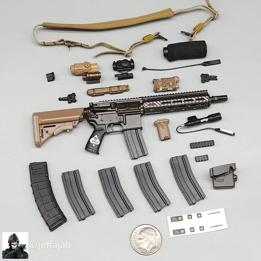 1:6 scale Easy & Simple Delta Force Chronology 2022 Ver. A HK416 Rifle Set