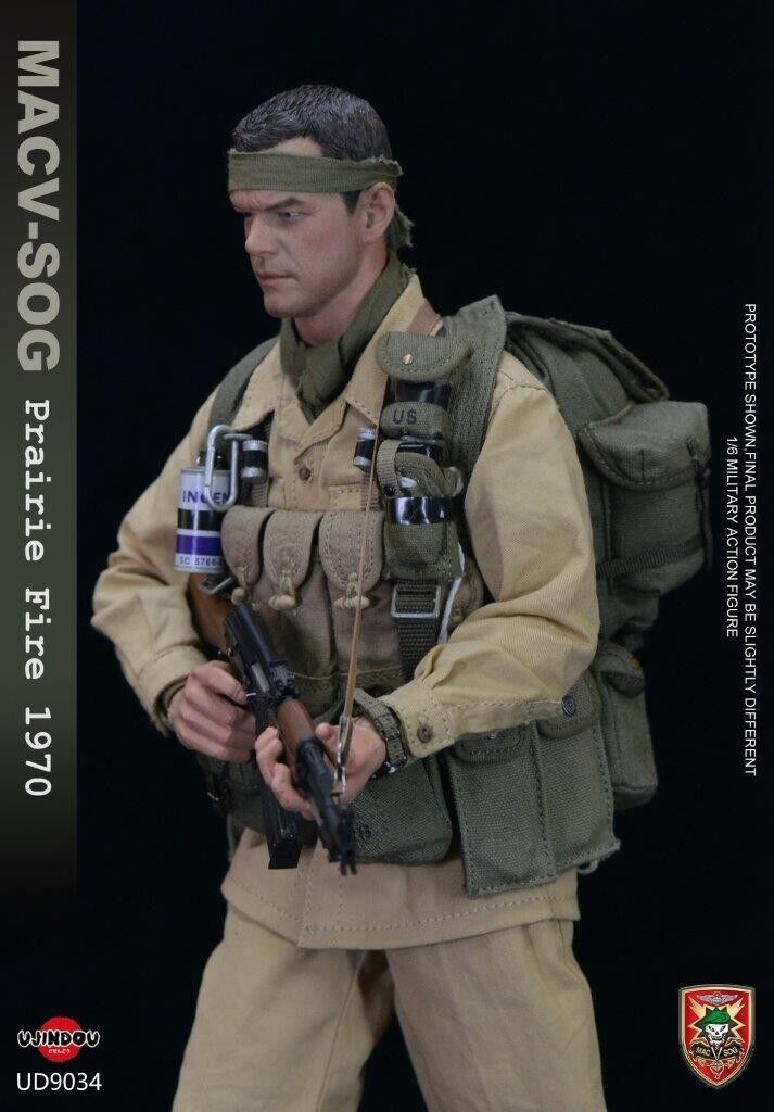 1:6 Ujindou Vietnam MACV-SOG Prairie Fire STABO Harness for 12" Figures