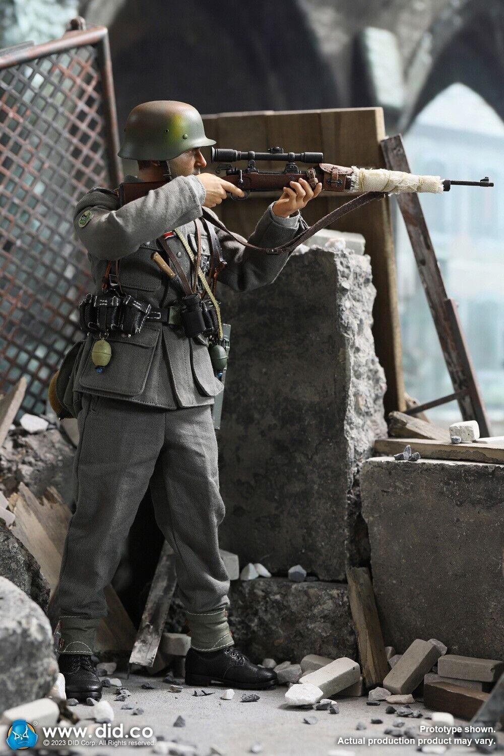 1:6 Scale DiD WWII German Wehrmacht Heer Sniper Wolfgang 12" Figure D80163