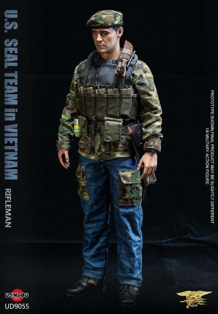 1:6 scale Ujindou US SEAL Team Rifleman in Vietnam Metal Grenades for 12" Figure