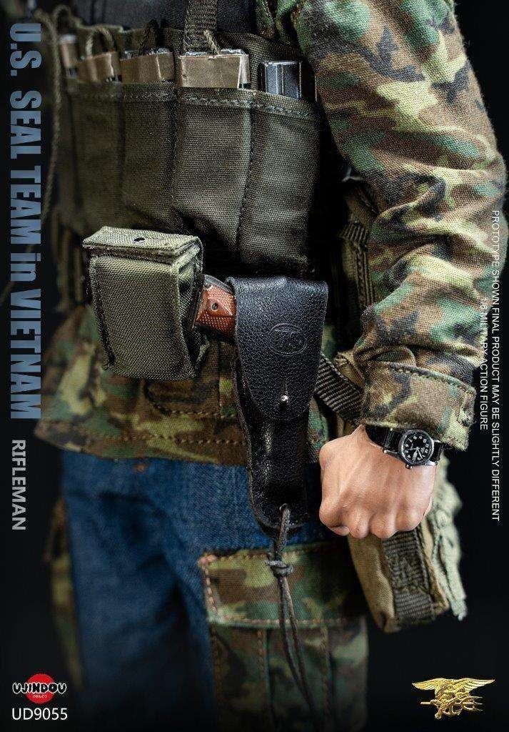1:6 scale Ujindou US SEAL Team Rifleman in Vietnam 30rd M16 Ammo Mags (x7)