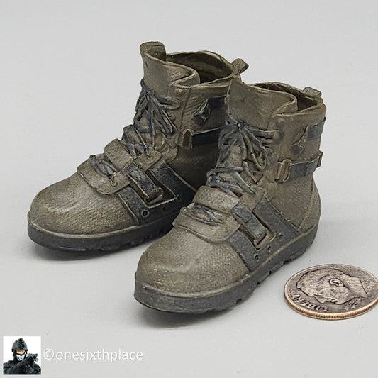 1:6 scale Ubicollectibles Agent Brian Johnson Tactical Boots (Peg Type)