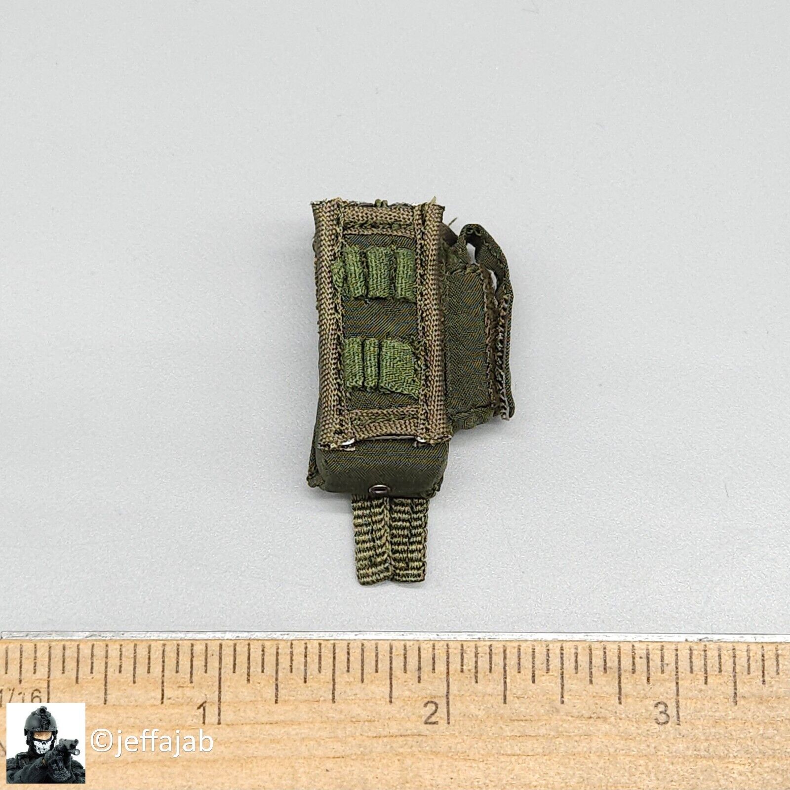 1:6 Easy & Simple Delta Force Chronology 2006 Green Radio Pouch for 12" Figures