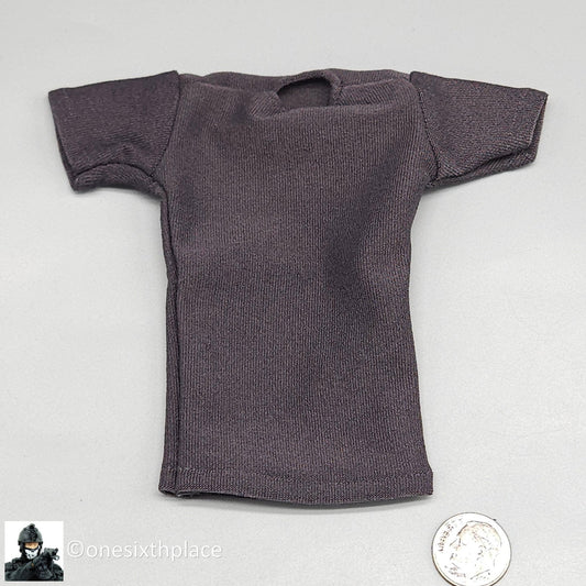 1:6 scale Triad Toys Mens Dark Gray T-Shirt for 12" Figures