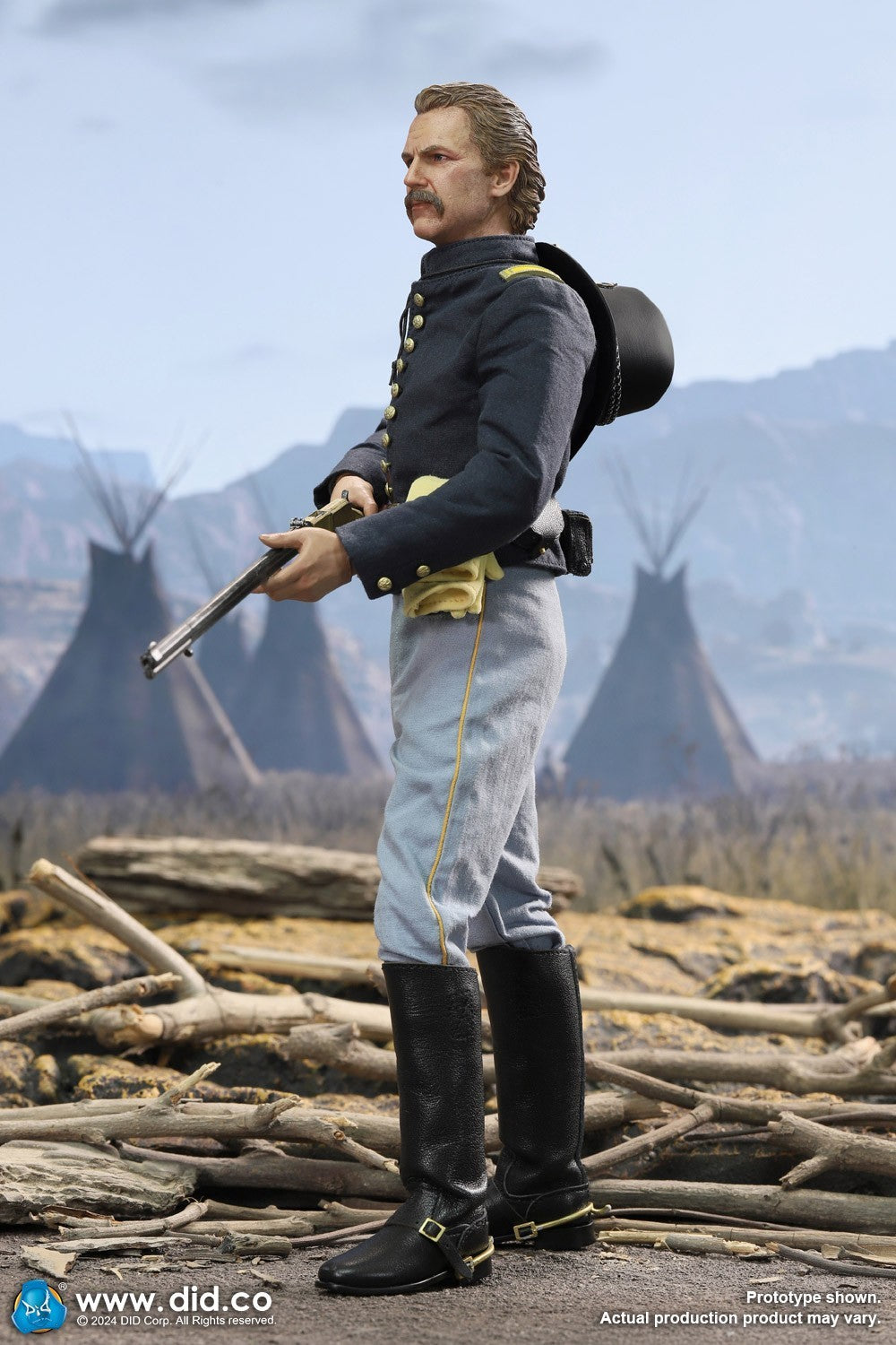 1:6 Scale DiD US Civil War Union Army Lieutenant John Dunbar 12" Figure NS80175
