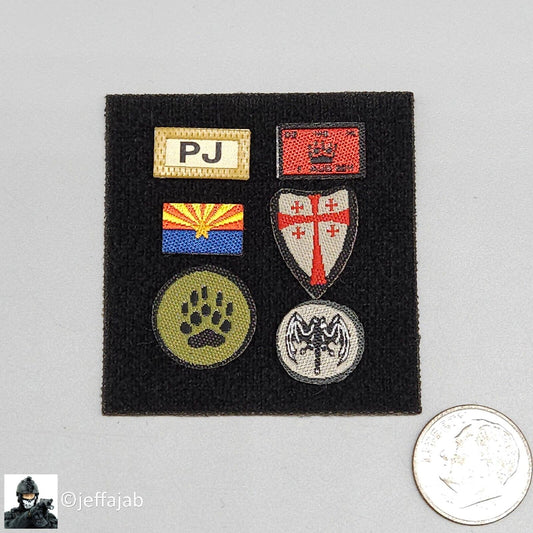 1:6 scale Easy & Simple Pararescue Jumpers Special Patches Set for 12" Figures