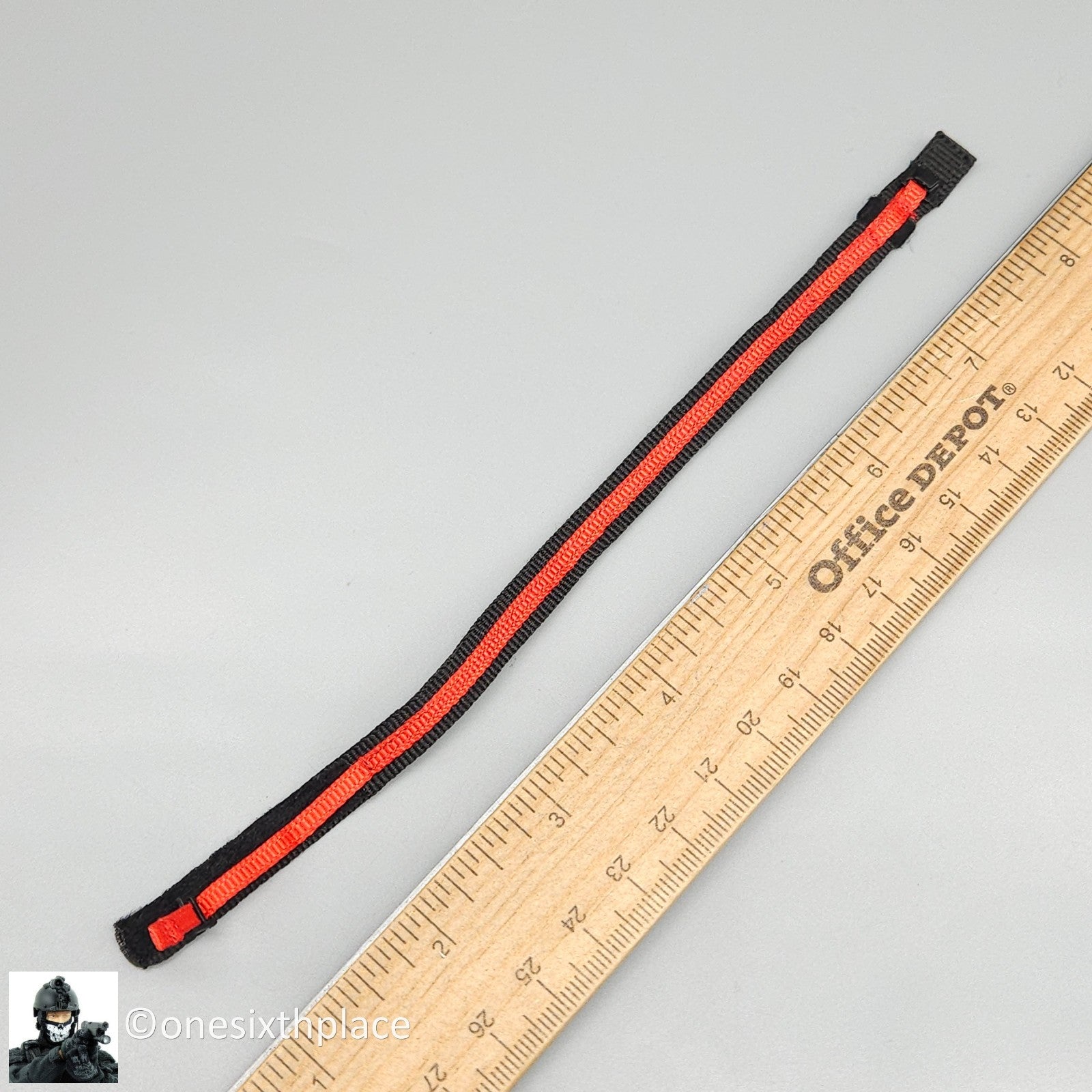 1:6 scale Easy & Simple PMC Grenadier Black Red Cobra Belt for 12" Figures