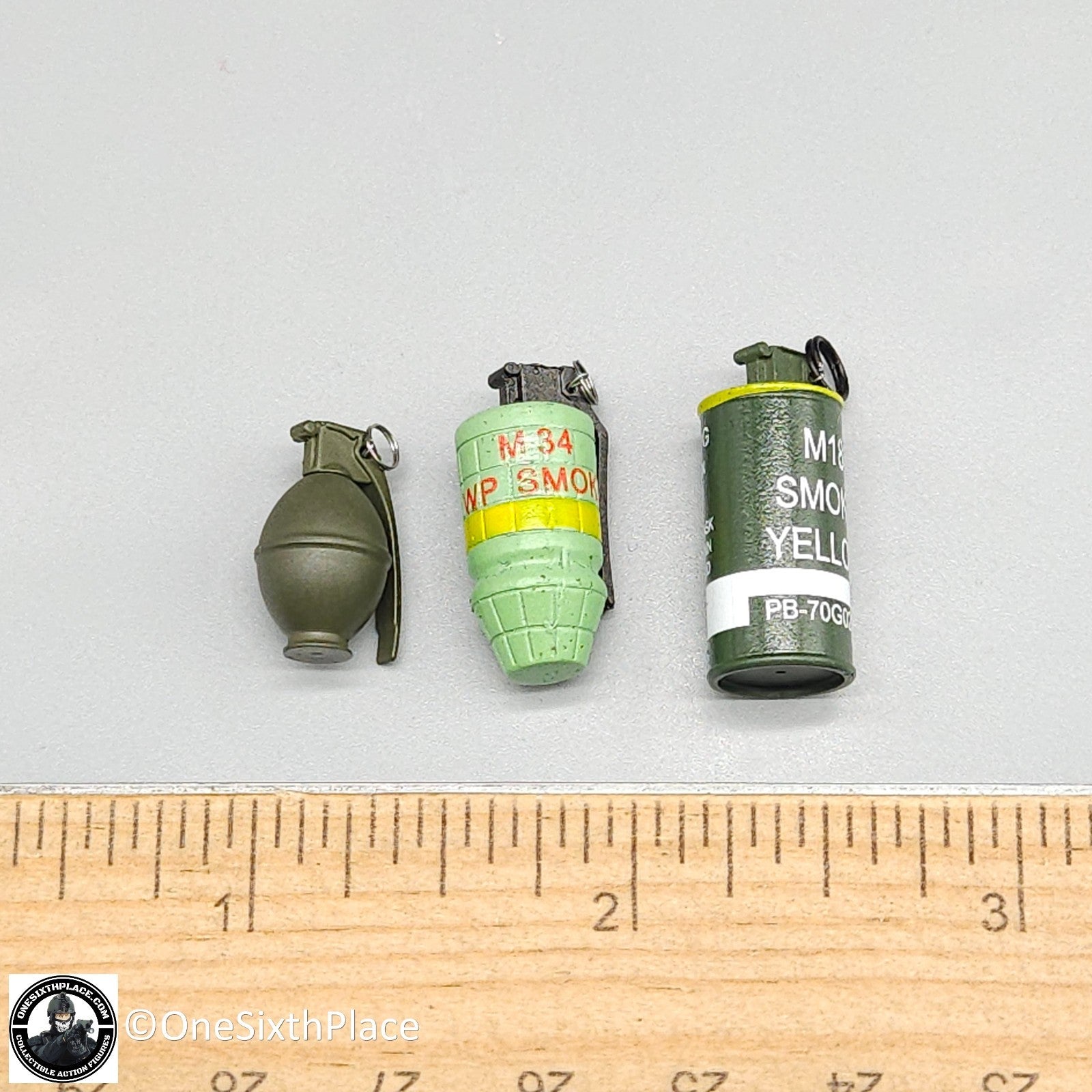 1:6 scale Ujindou US SEAL Team Rifleman in Vietnam Metal Grenades for 12" Figure