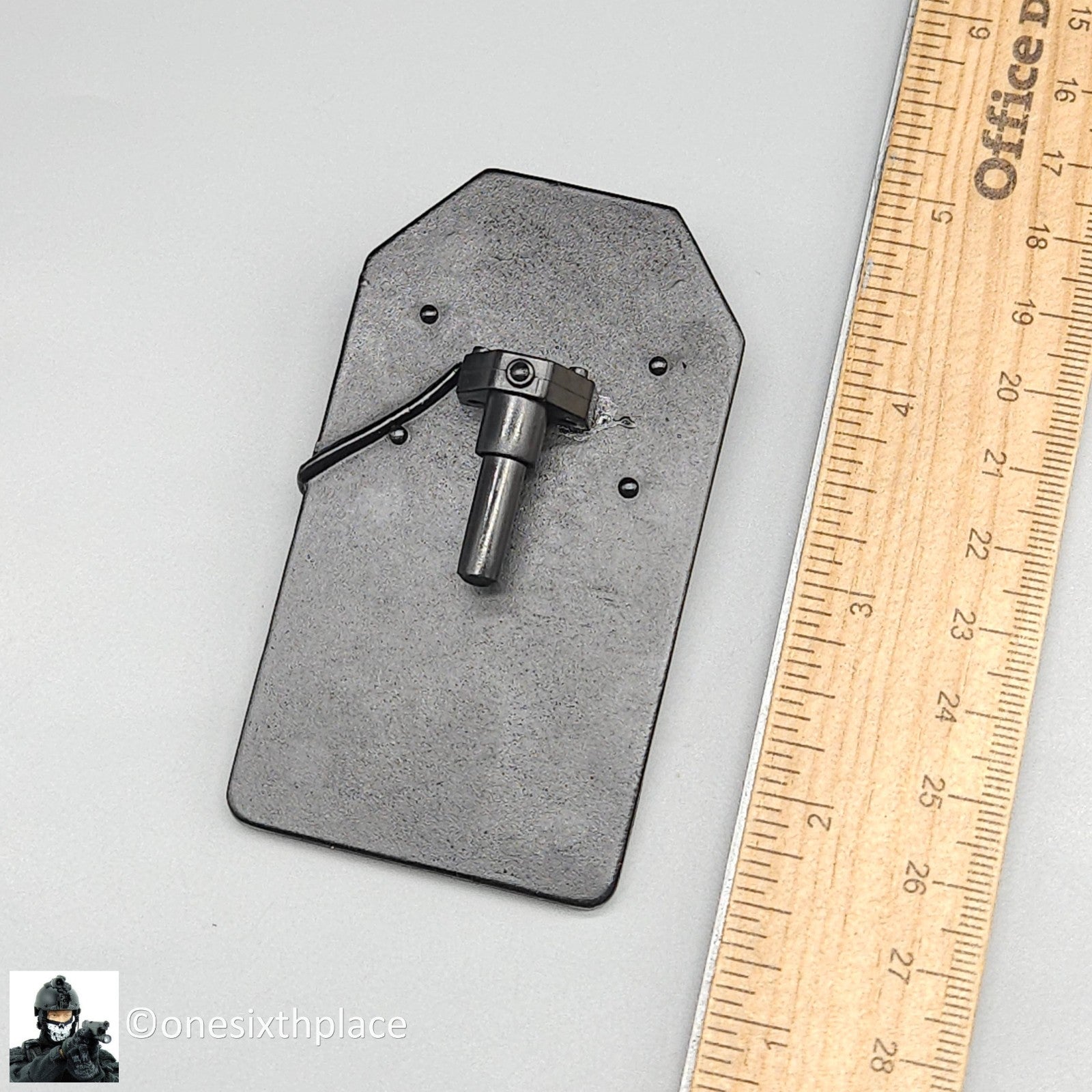 1:6 scale BBI GSG-9 Konrad Metal Small Riot Shield for 12" Figures