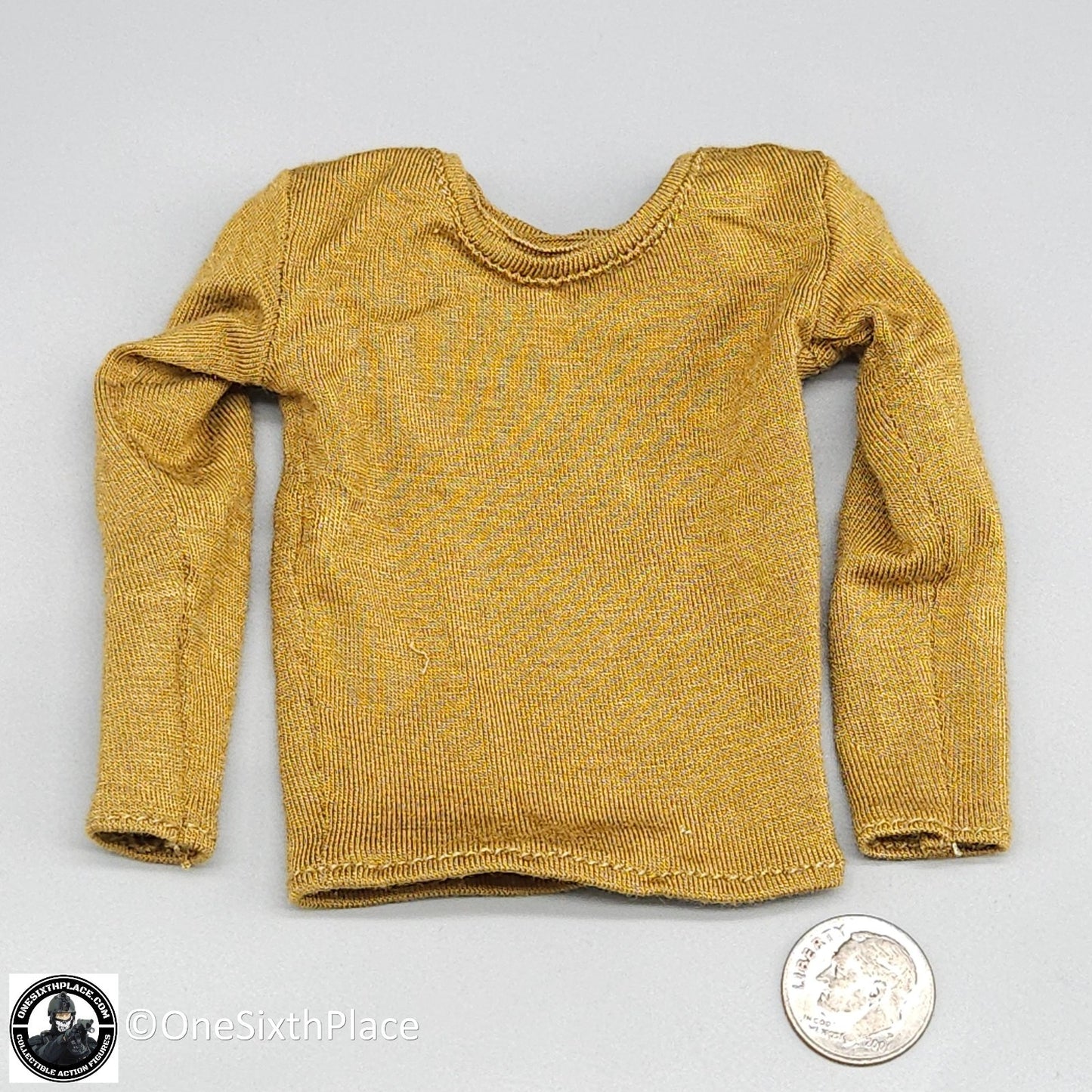 1:6 WWII US 2nd Armored Div Tank Loader "Coon Ass" Long Sleeve Shirt 12" Figures