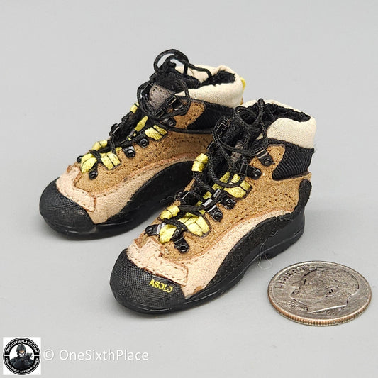 1:6 scale Flagset Female Asolo Hiking Boots (Foot Type) for 12" Figures