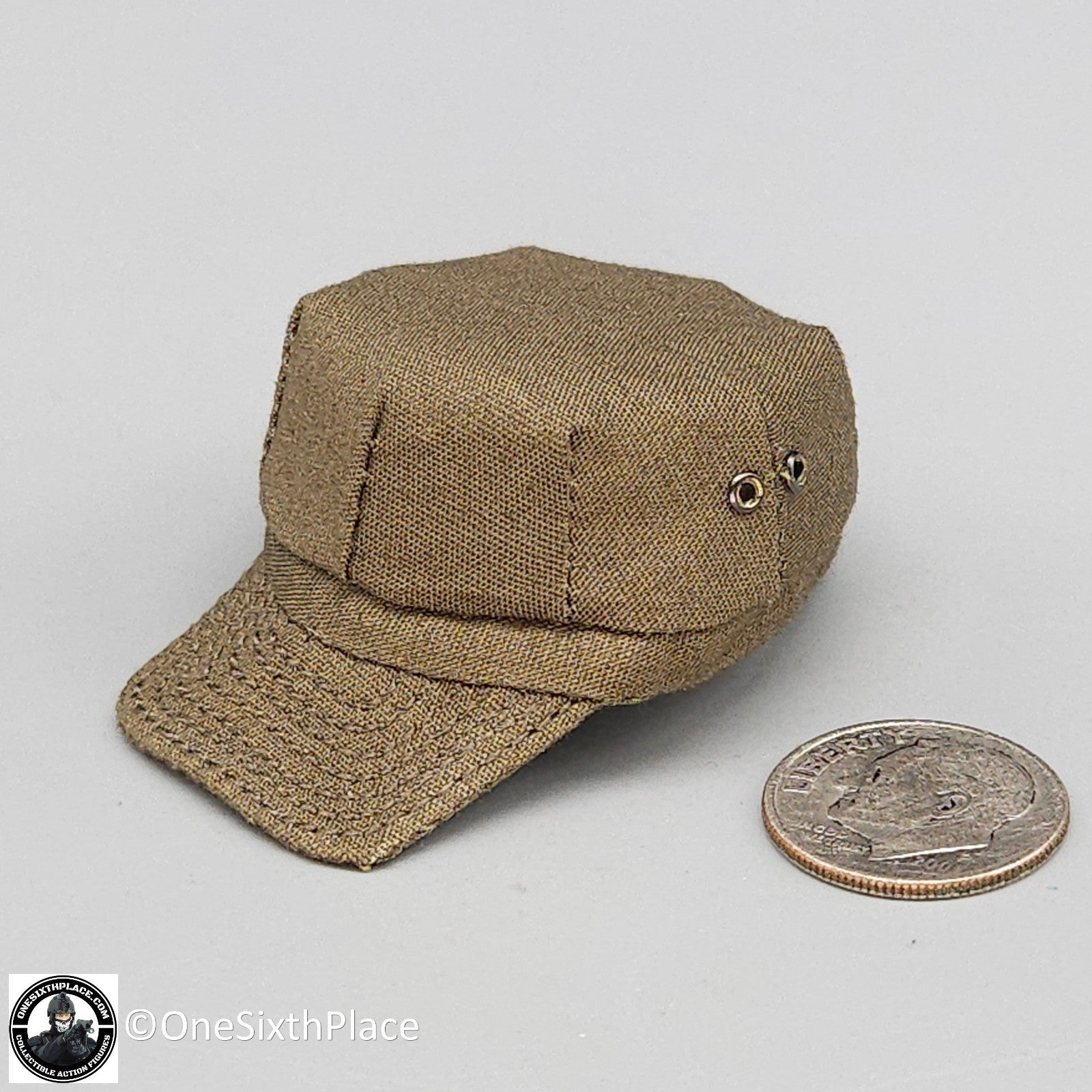 1:6 WWII US 2nd Armored Div Tank Loader "Coon Ass" Field Hat for 12" Figures