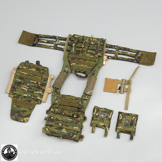 1:6 scale Easy & Simple SDU Assault Team 2023-2024 Jungle Multicam Plate Carrier