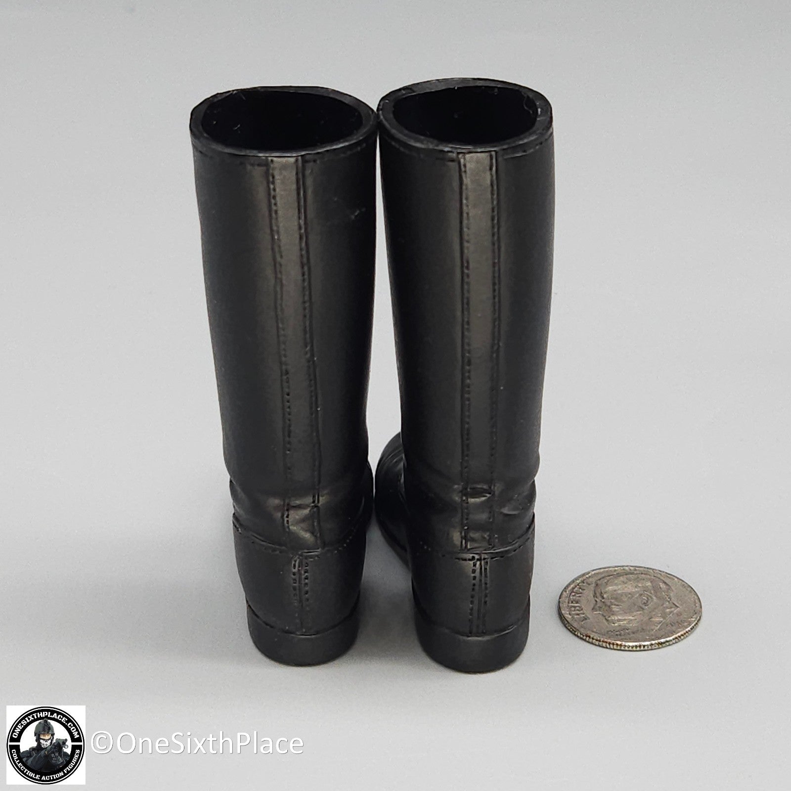 1:6 scale Dragon WWII German Tall Black Boots for 12" Figures