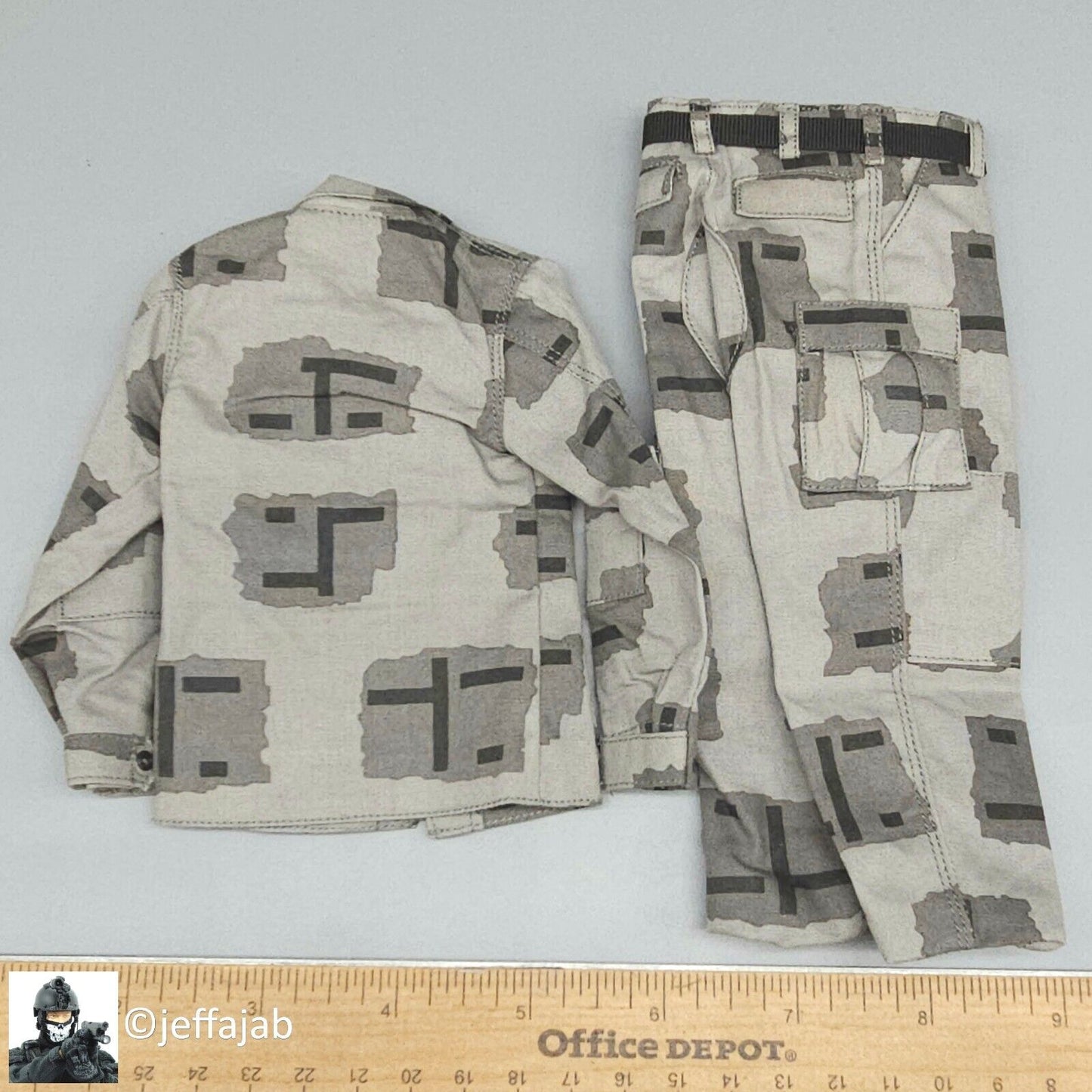 1/6 scale DamToys USMC Crews Urban Camo Uniform for 12" Figures