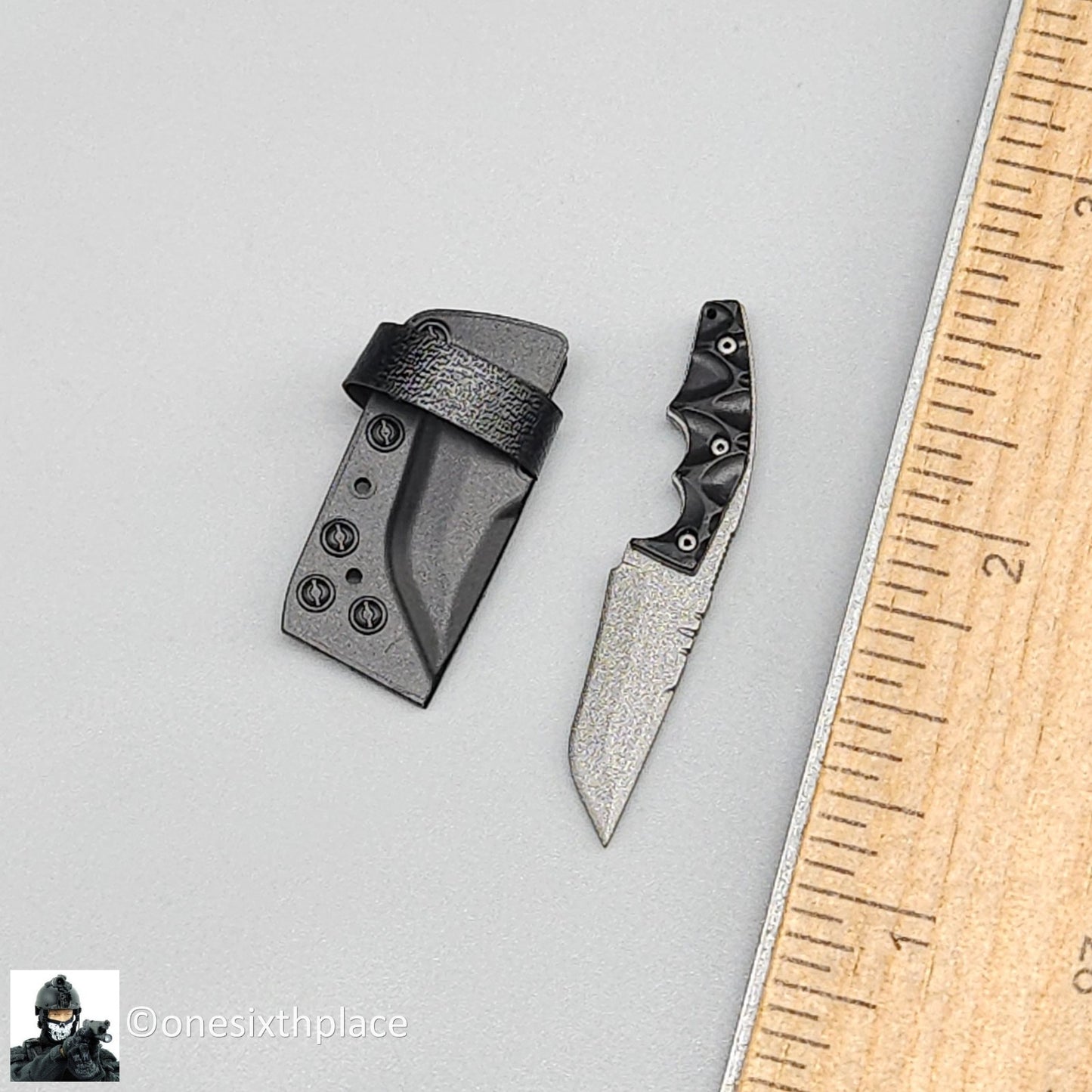 1:6 Easy & Simple PMC Tactical Knife & Sheath for 12" Figures