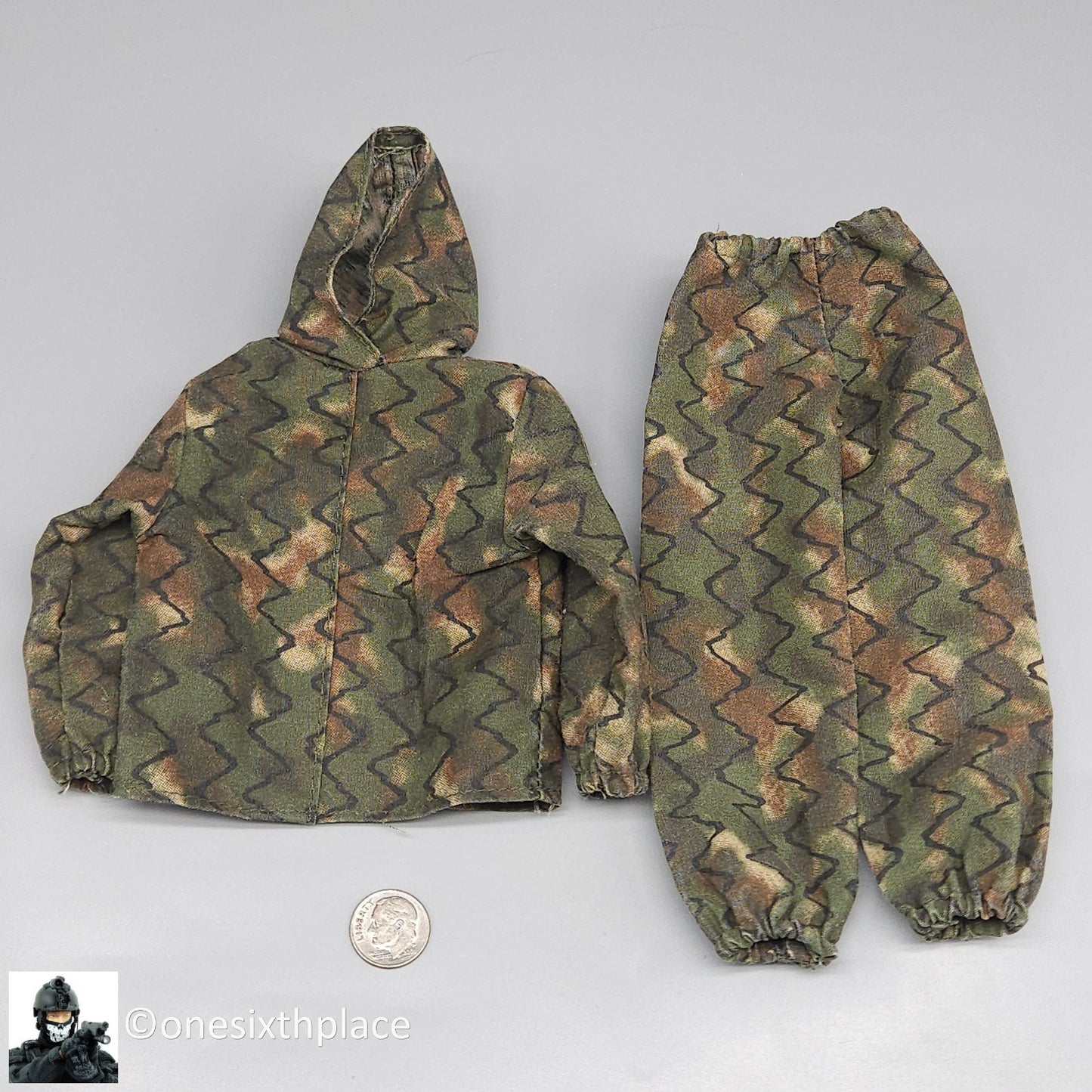 1:6 scale Hasbro GI Joe Sniper Camouflage Uniform for 12" Figures USMC