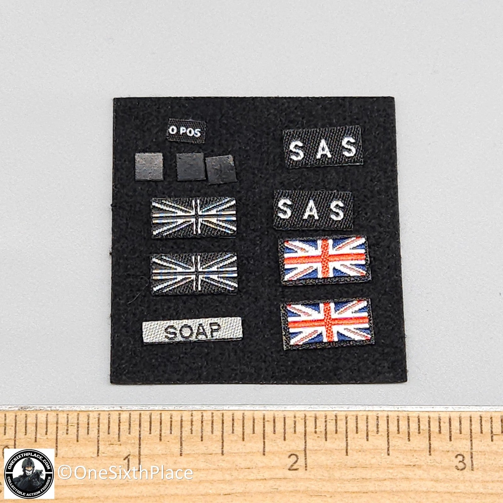 1:6 scale General's Armoury Bravo 7-1 Kill or Capture SAS Patches Set