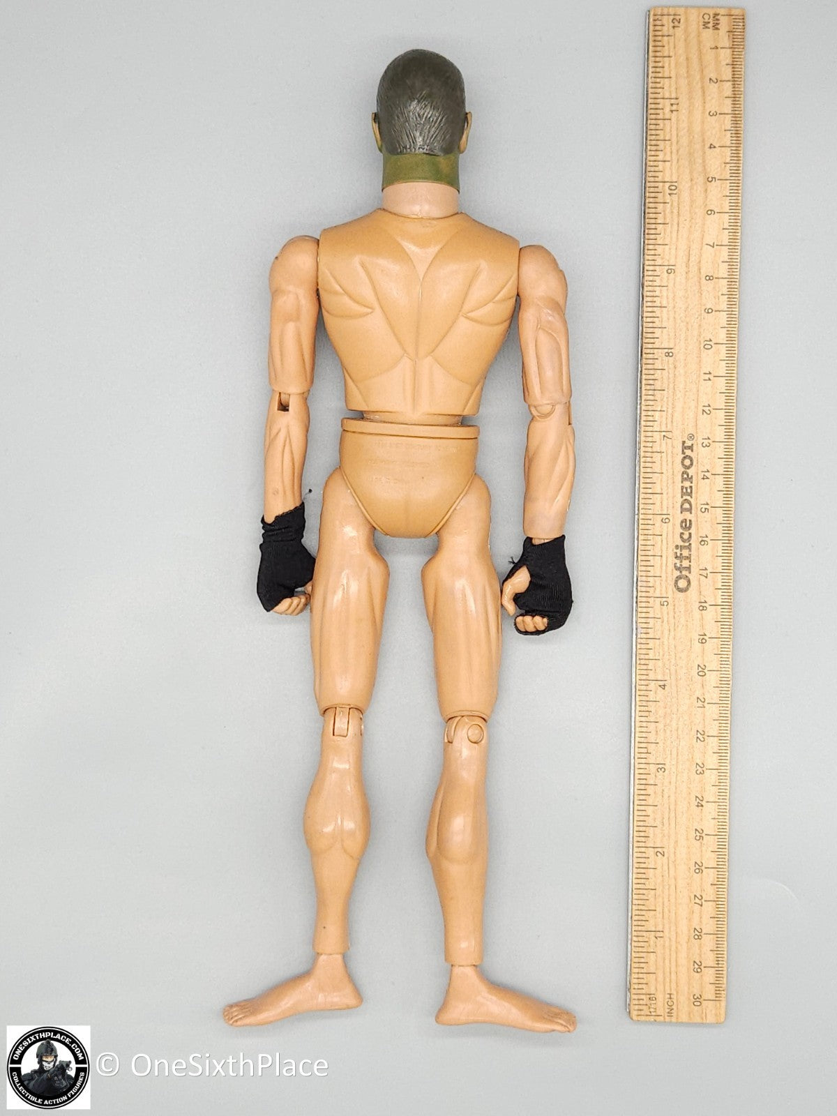 1:6 Ultimate Soldier Male Body w/ Camo Face Head & Gloves for 12" Figures