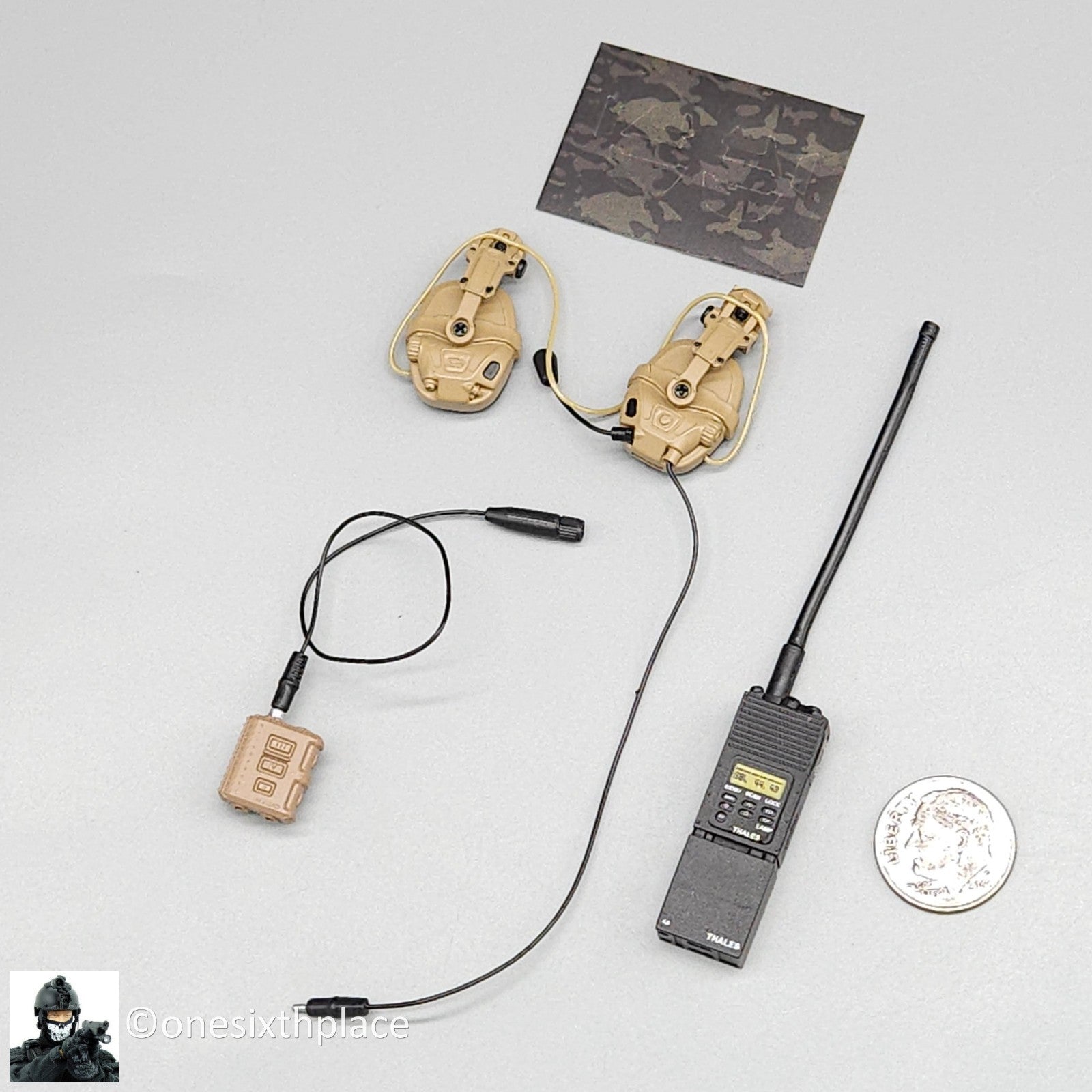 1:6 scale Easy & Simple Coalition Forces British SAS Radio w/ Headset 12" Figure