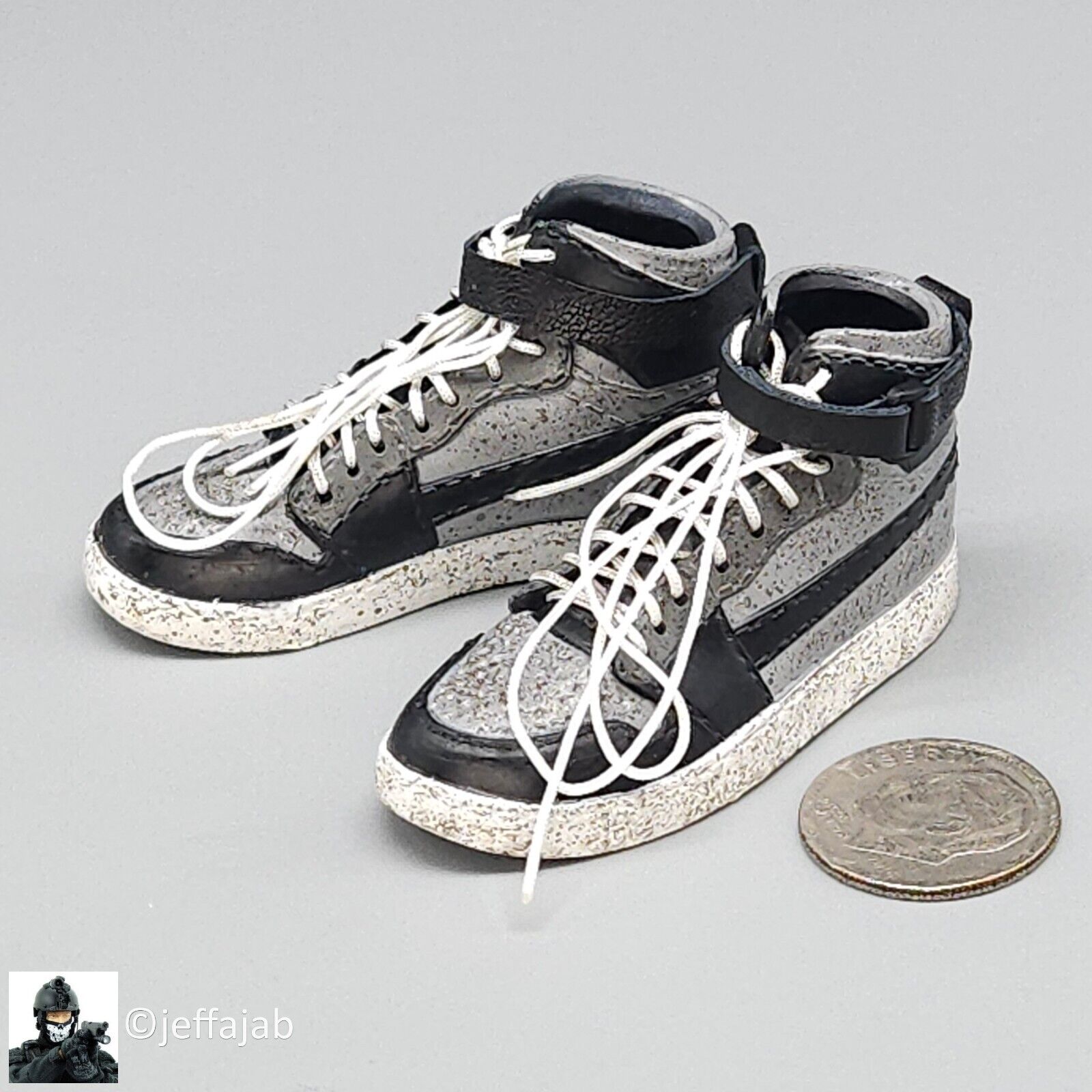 1:6 Soldier Story The Division 2 Agent Caleb Dunne Molded Sneakers (Foot Type)