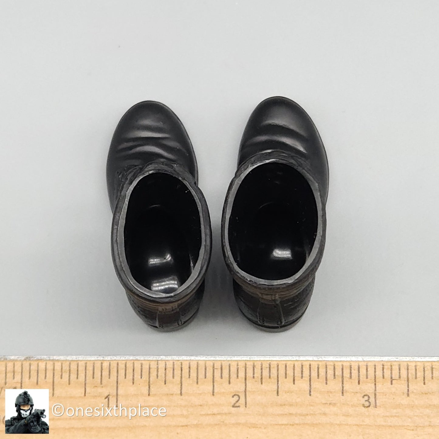 1:6 Ultimate Soldier Russian Spetsnaz Molded Black Combat Boots for 12" Figures