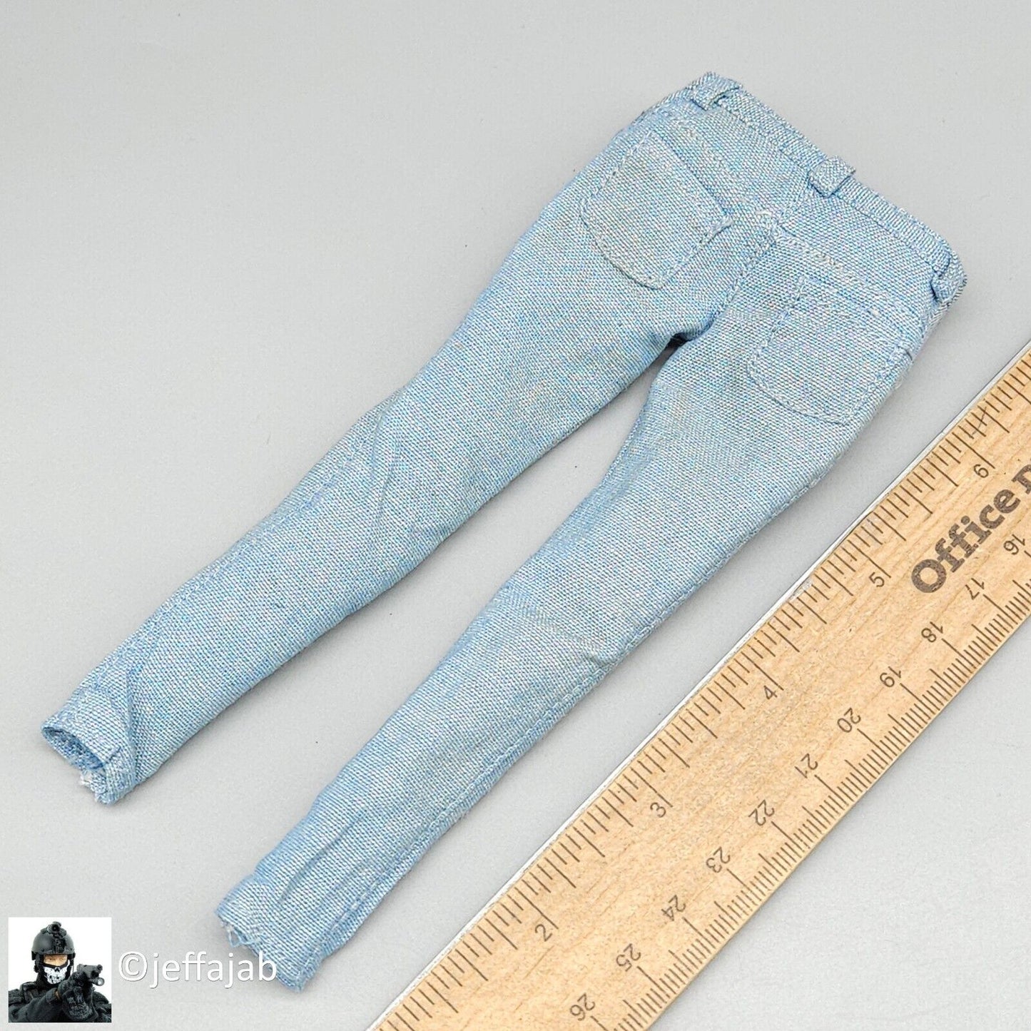 1:6 Vimal X Eleven Jessica Jones Female Jeans Pants Distressed for 12" Figures