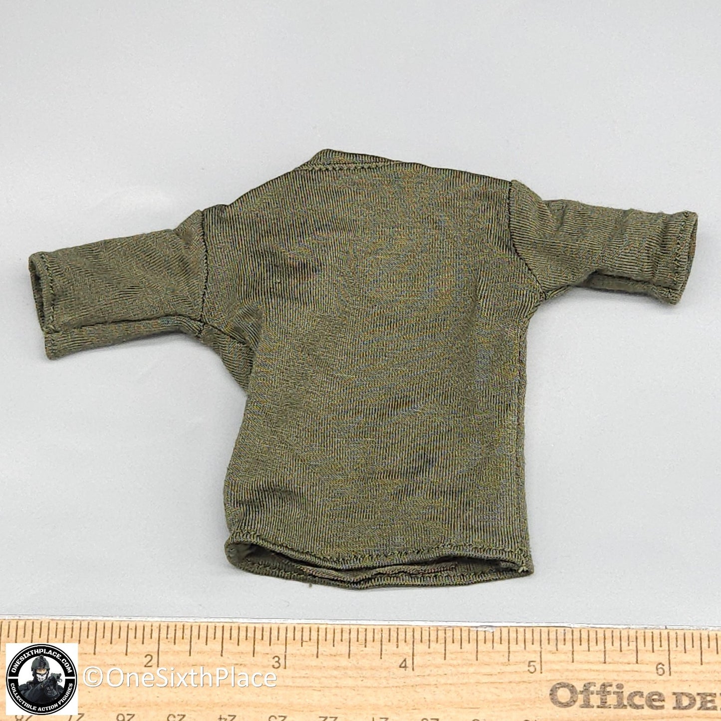 1:6 scale Whoho Toys Vietnam 173rd Airborne Green T-Shirt for 12" Figures