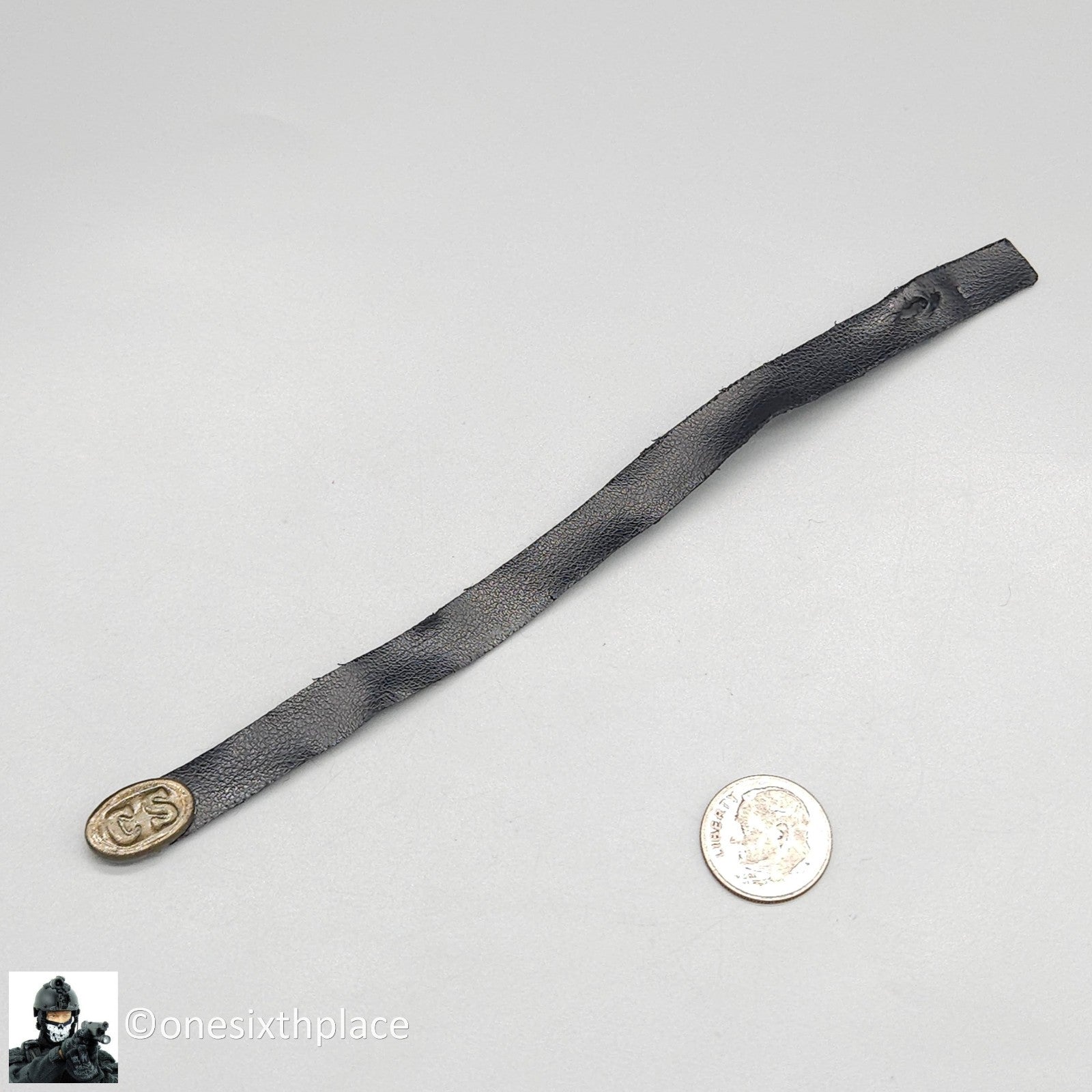 1:6 scale Sideshow Civil War 29th Alabama Infantry Leather Belt for 12" Figures