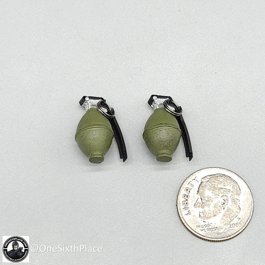 1:6 scale DiD Vietnam US Army Colonel James Metal M26 Grenades for 12" Figures