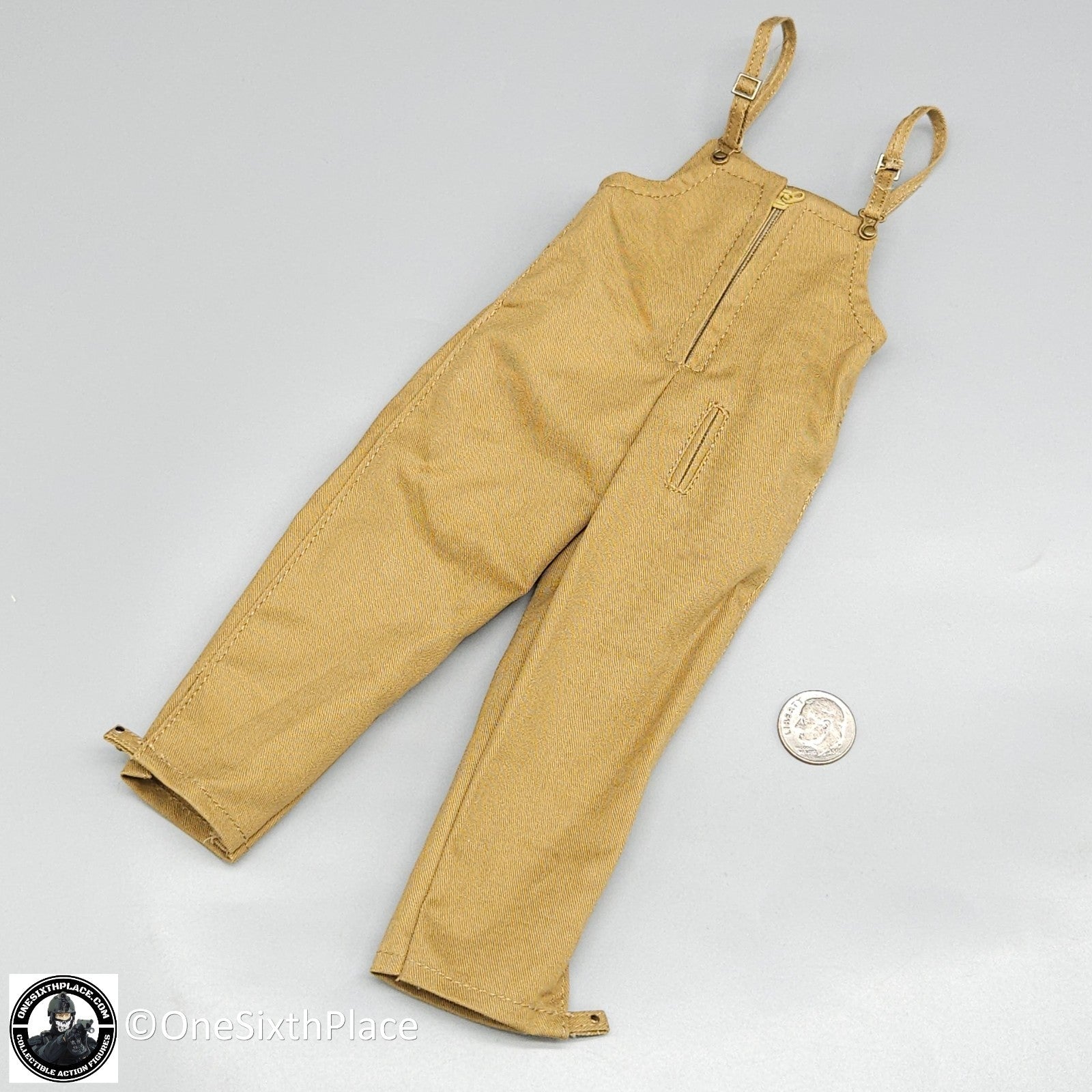 1:6 WWII US 2nd Armored Div Tank Loader "Coon Ass" Coveralls for 12" Figures
