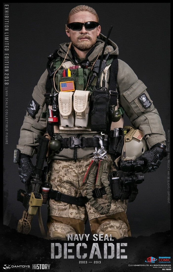 1:6 scale DamToys Decade of Navy SEALs Rifle M3X Gun Light for 12" Figures