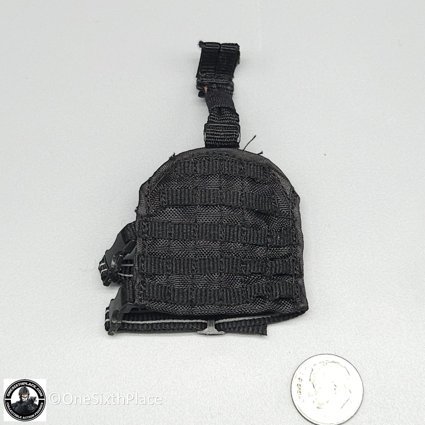1:6 scale DiD SWAT Black Drop Leg MOLLE Panel READ NOTES for 12" Figures
