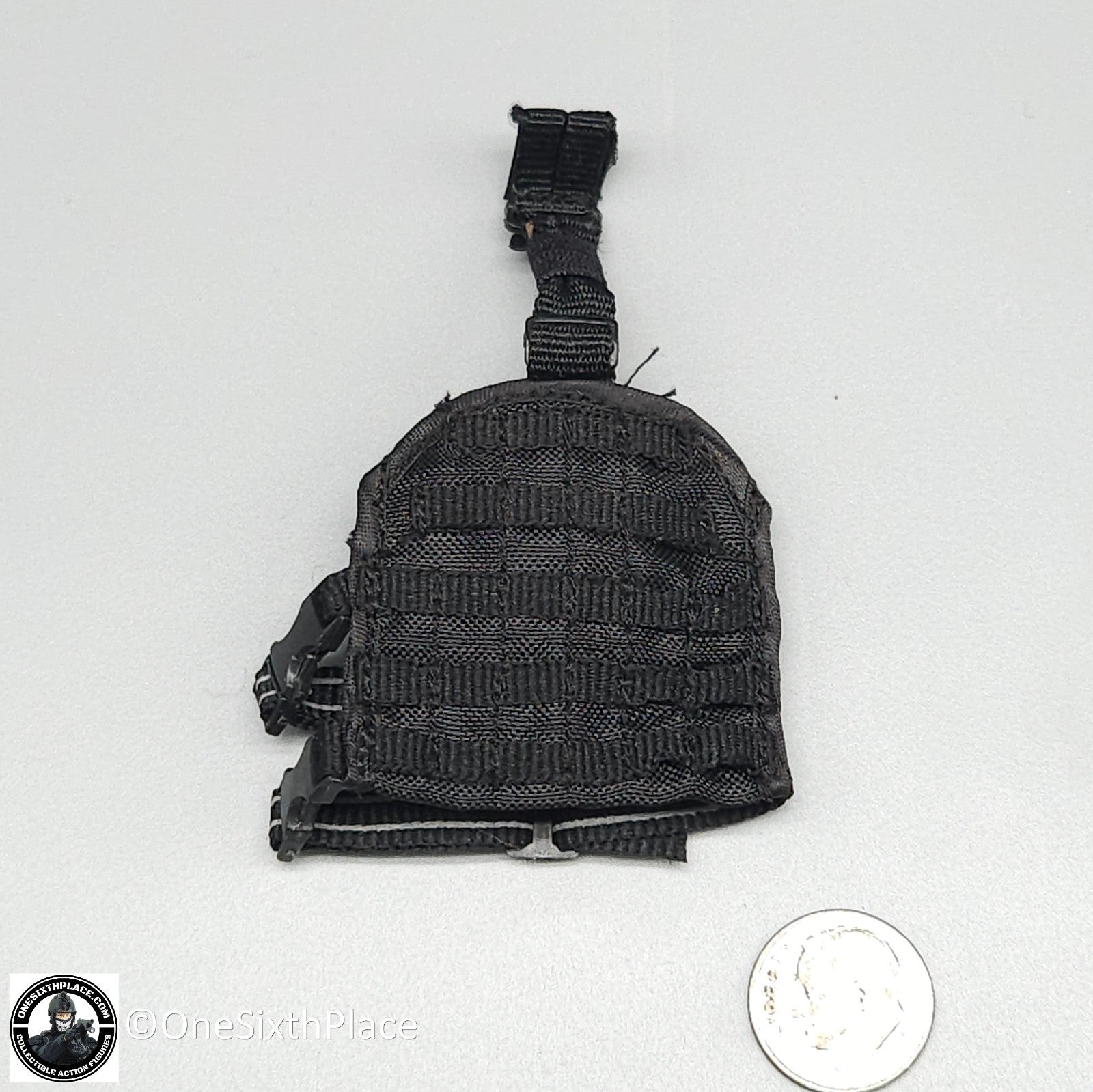 1:6 scale DiD SWAT Black Drop Leg MOLLE Panel READ NOTES for 12" Figures